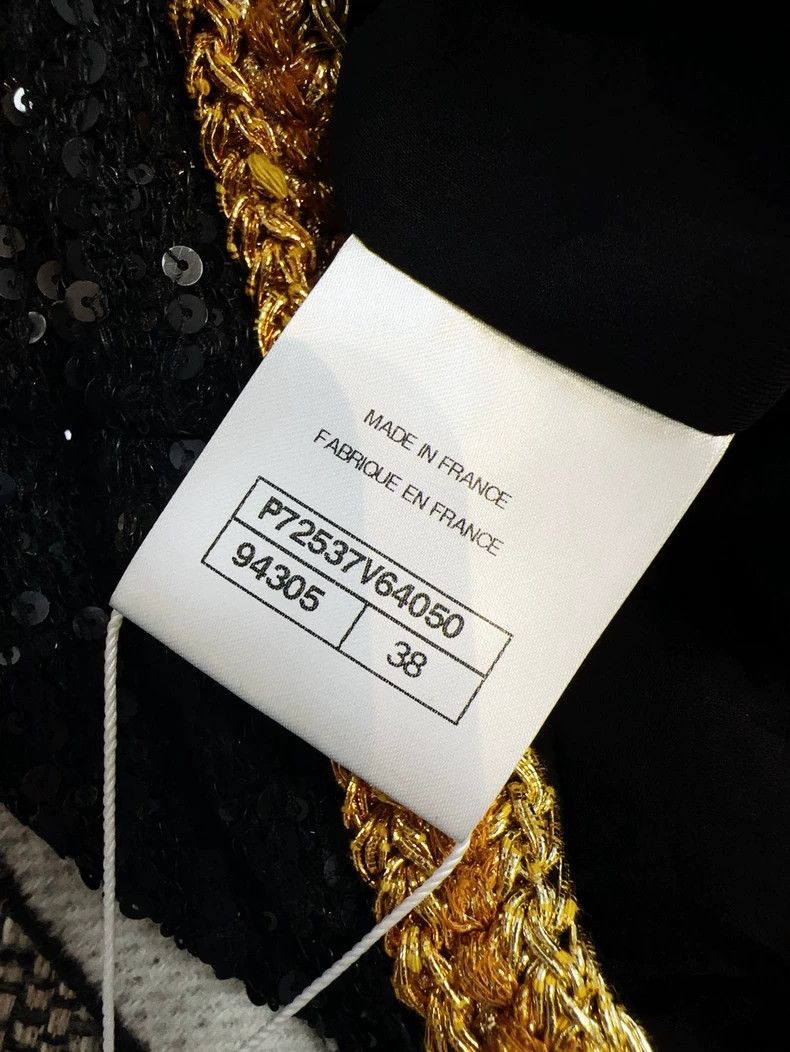Chanel Chanel 22s spring and summer show black gold sequin woven Size XS / US 0-2 / IT 36-38 - 7 Thumbnail