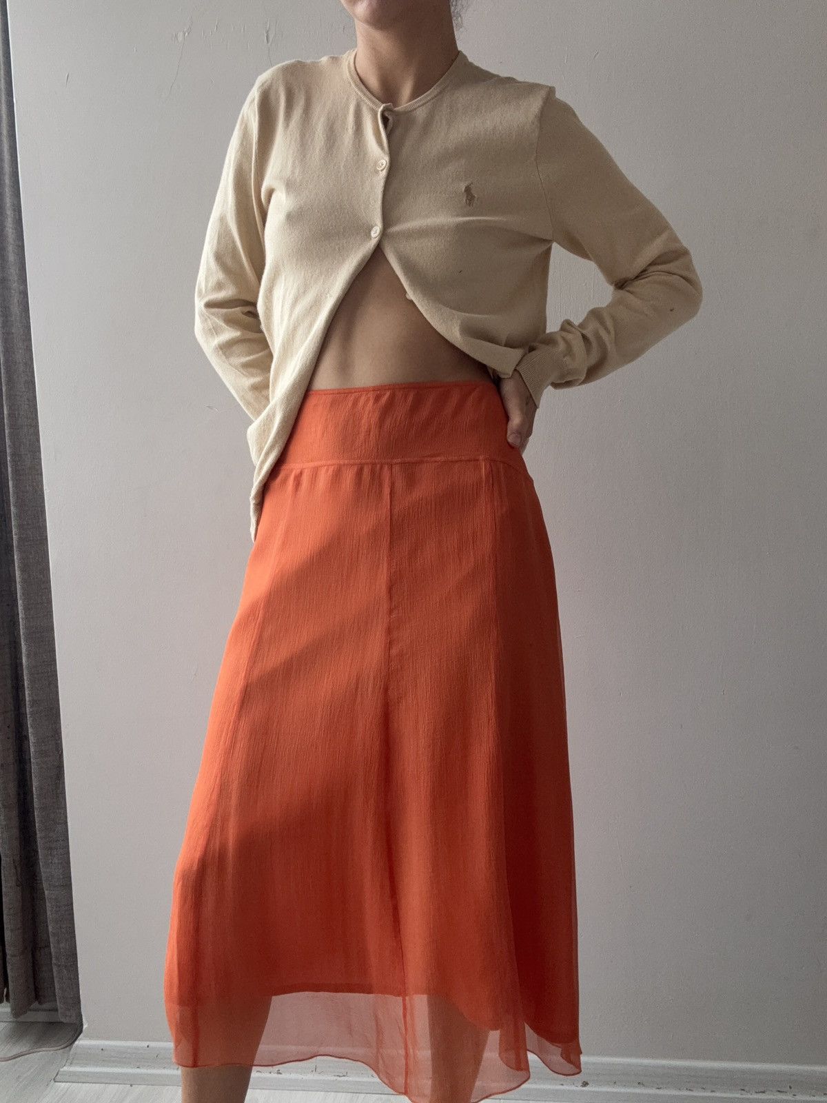 Vintage Beymen silk skirt Size 30" / US 8 / IT 44 - 2 Thumbnail