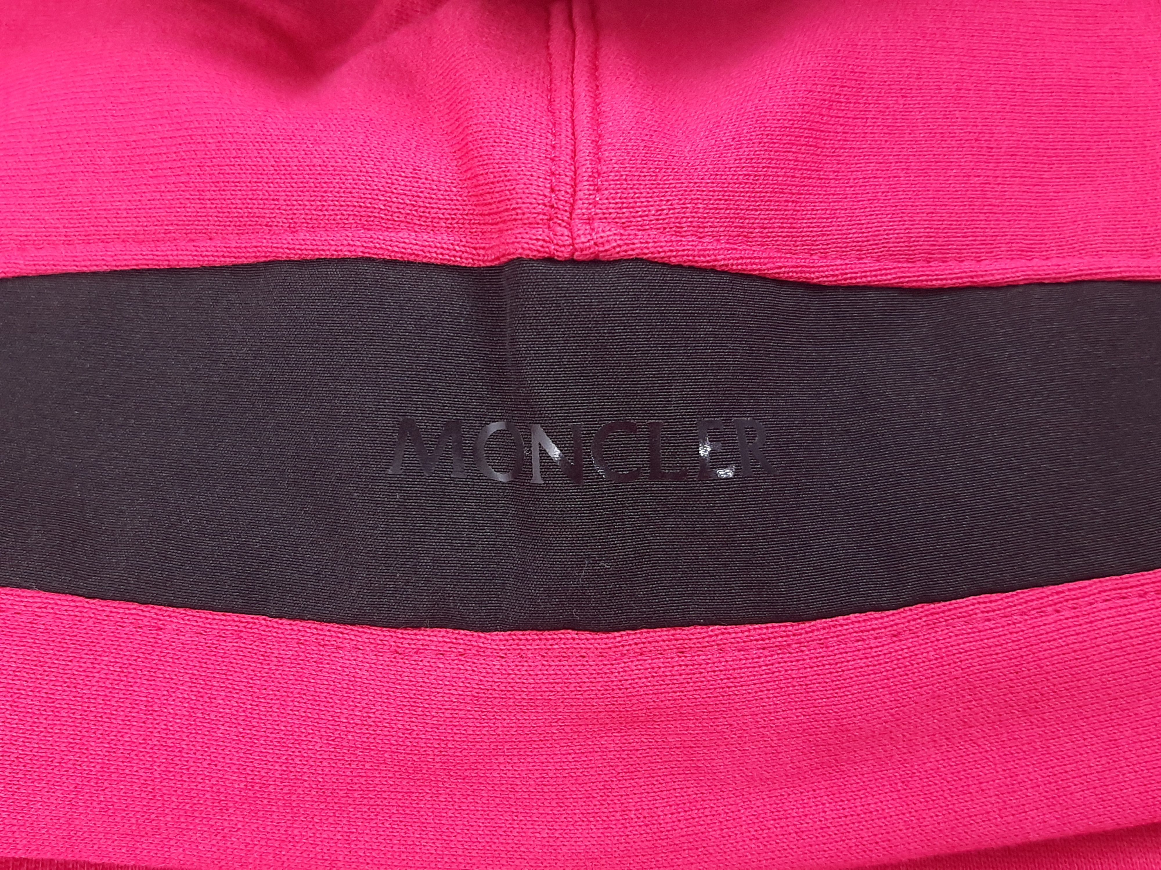 Moncler Moncler Hoodie Pink Black Women's Size S Size S / US 4 / IT 40 - 7 Thumbnail