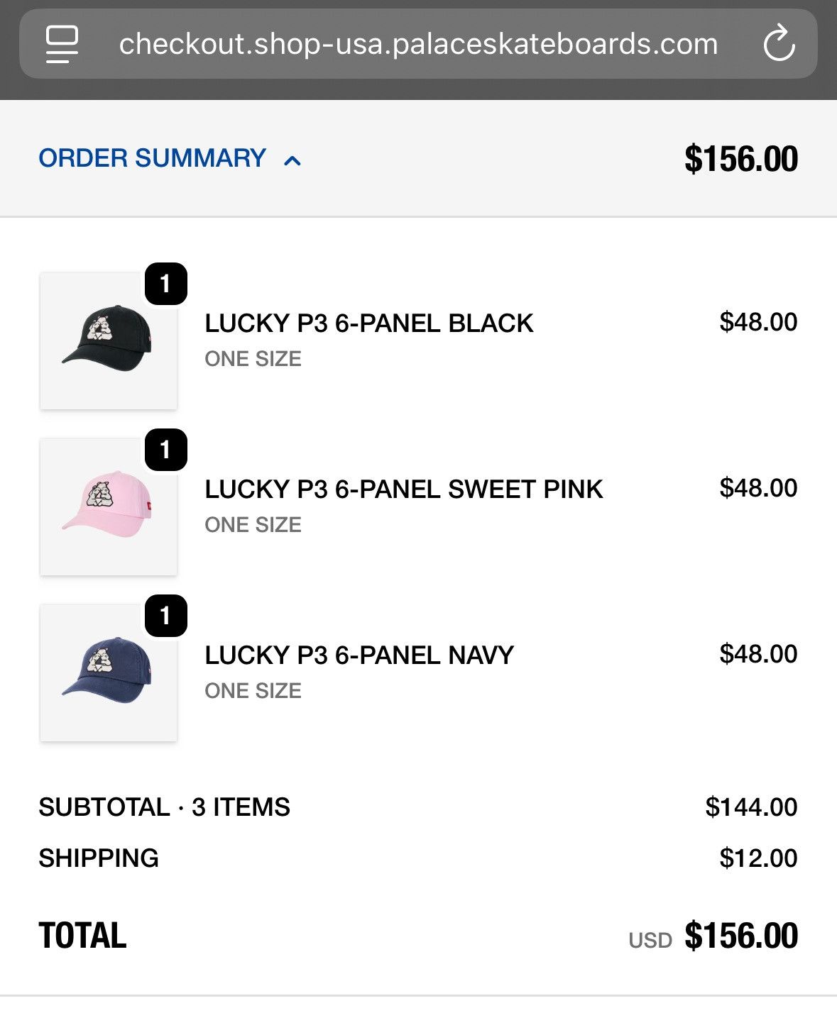 Palace Palace Lucky P3 6-Panel Sweet Pink Size ONE SIZE - 8 Thumbnail