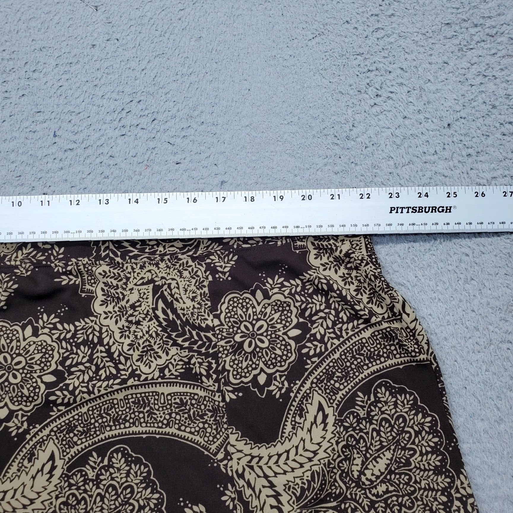 Avenue Avenue Womens Skirt 22 Multicolor Floral A-Line High Waist Pull On Short - Size 22 Womens Mode Size 40" / US 18 - 4 Thumbnail