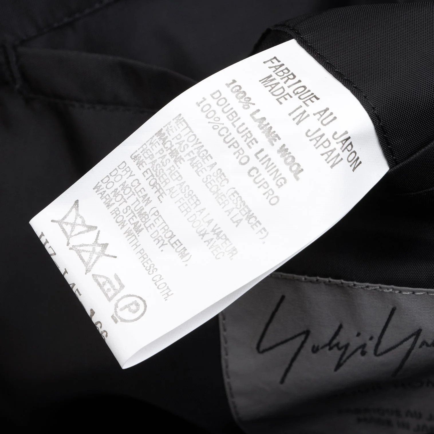 Yohji Yamamoto Yohji Yamamoto Wool Gabardine Jacket Black 3 Size US L / EU 52-54 / 3 - 15 Thumbnail