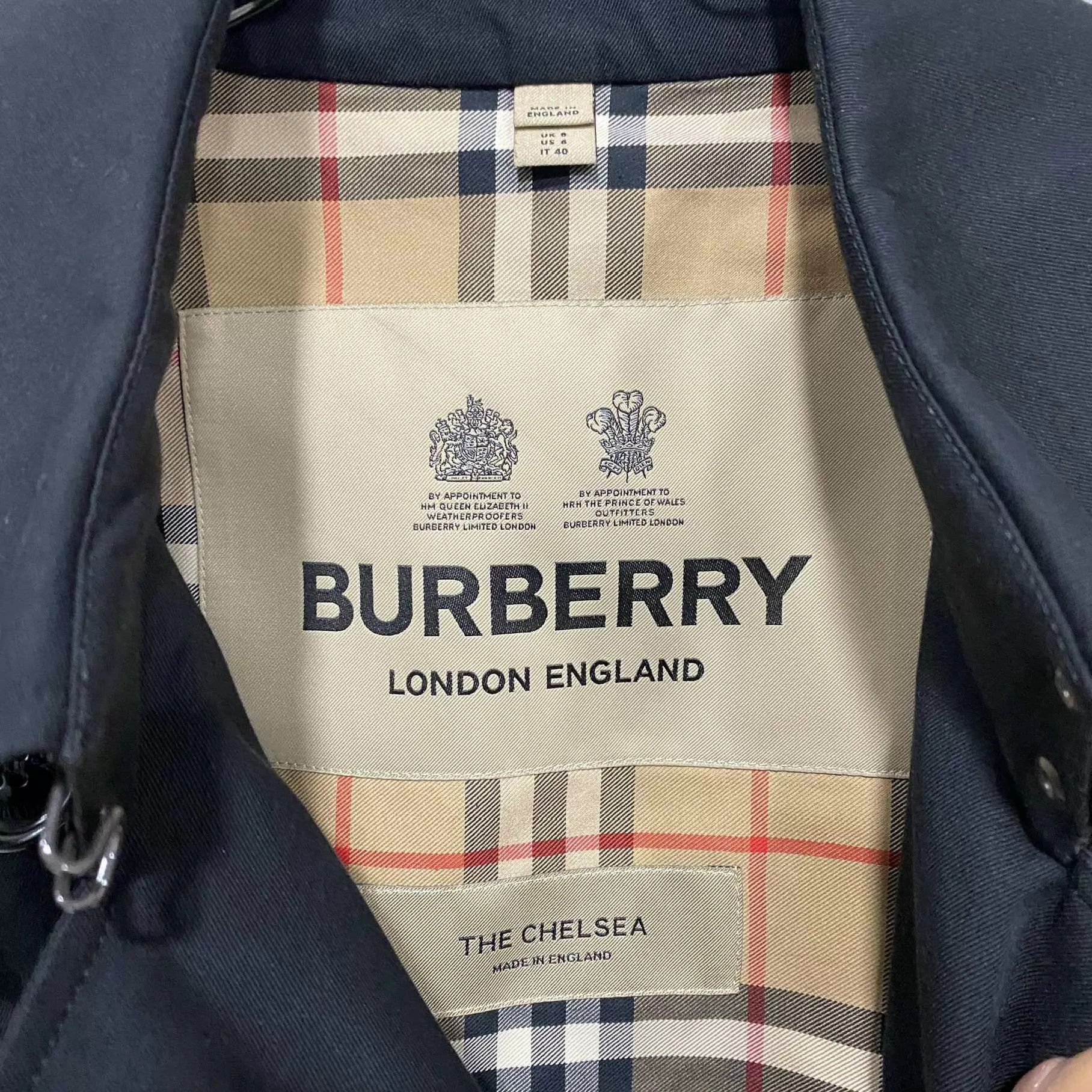 Burberry Burberry Double Crown Chelsea Check Trench UK8 Women's Size S / US 4 / IT 40 - 4 Thumbnail