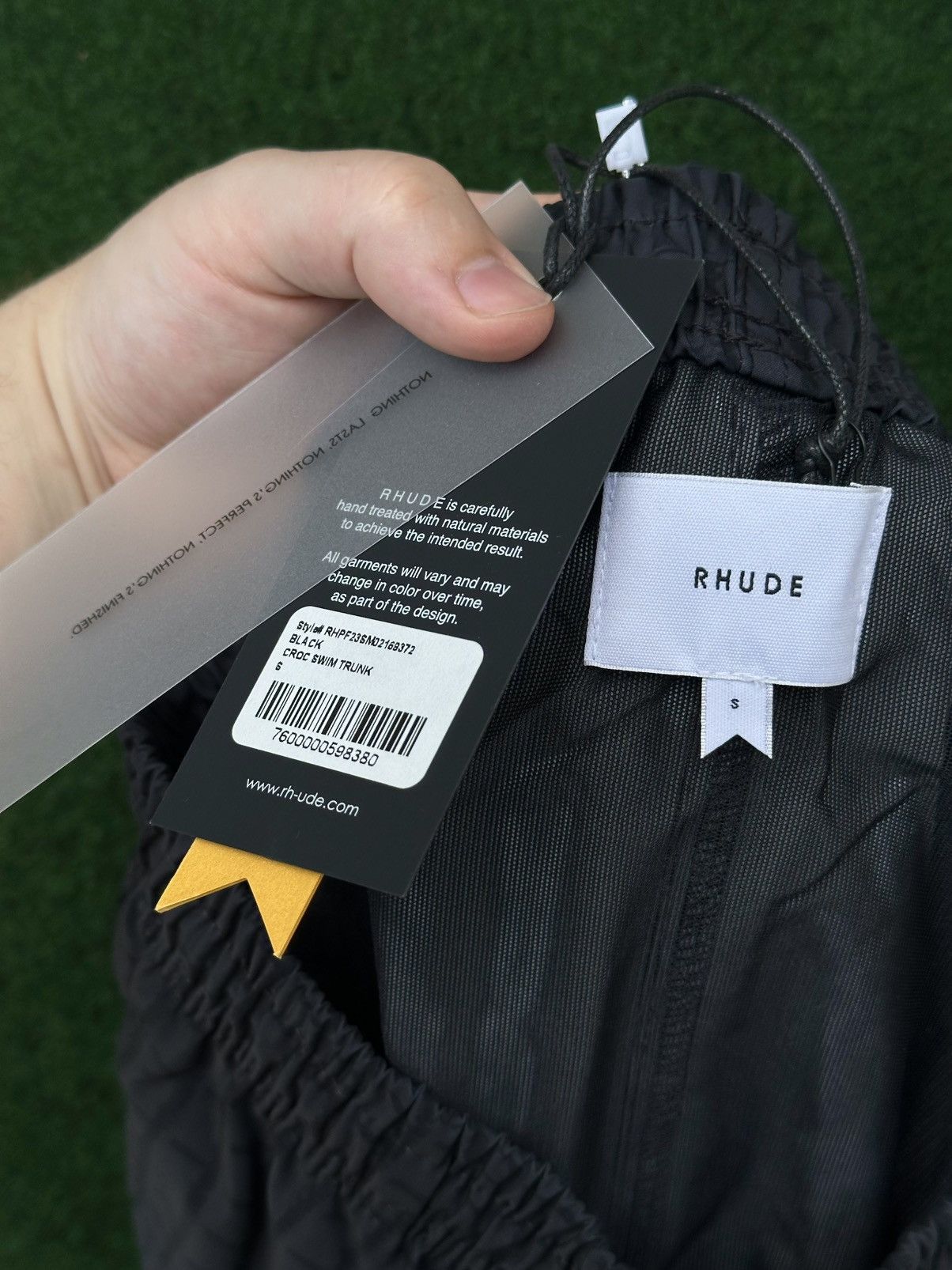 Rhude Rhude Black Crocodile Print Swim Shorts Size Small Size US 30 / EU 46 - 4 Thumbnail