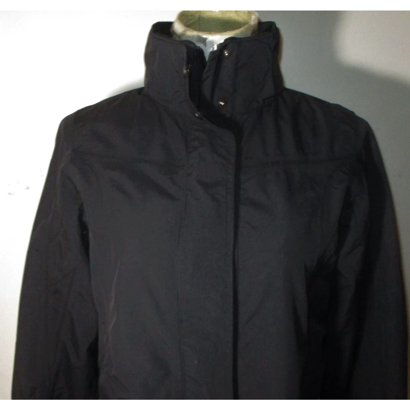 Vintage L.L. BEAN Black Nylon Jacket Full Zip Double Women's Size S Reg Size S / US 4 / IT 40 - 2 Thumbnail