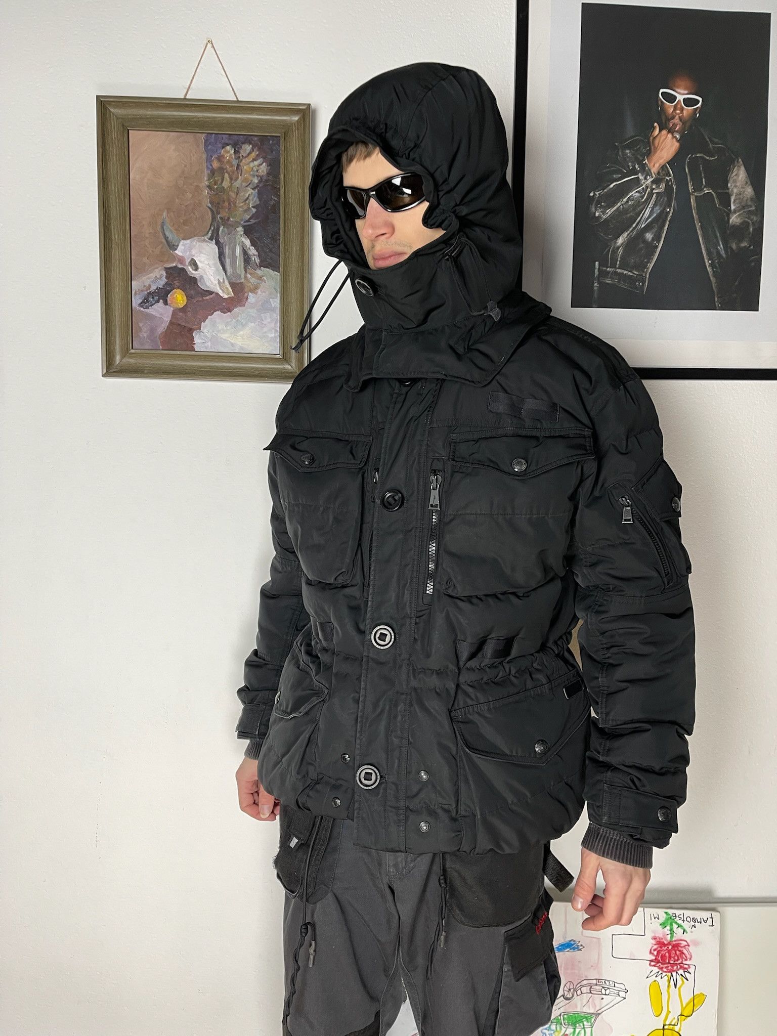 Polo Ralph Lauren Vintage Polo Ralph Lauren Puffer Down Hood utility Jacket RL Size US XL / EU 56 / 4 - 1 Thumbnail