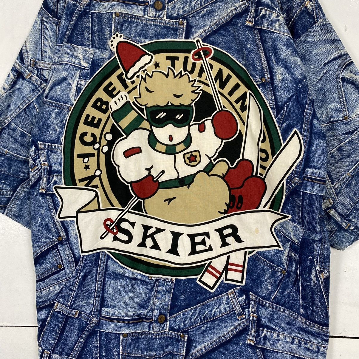 Indigo 💥RARE💥 Ice Berg Printed Kimono Hanten Size US M / EU 48-50 / 2 - 2 Thumbnail