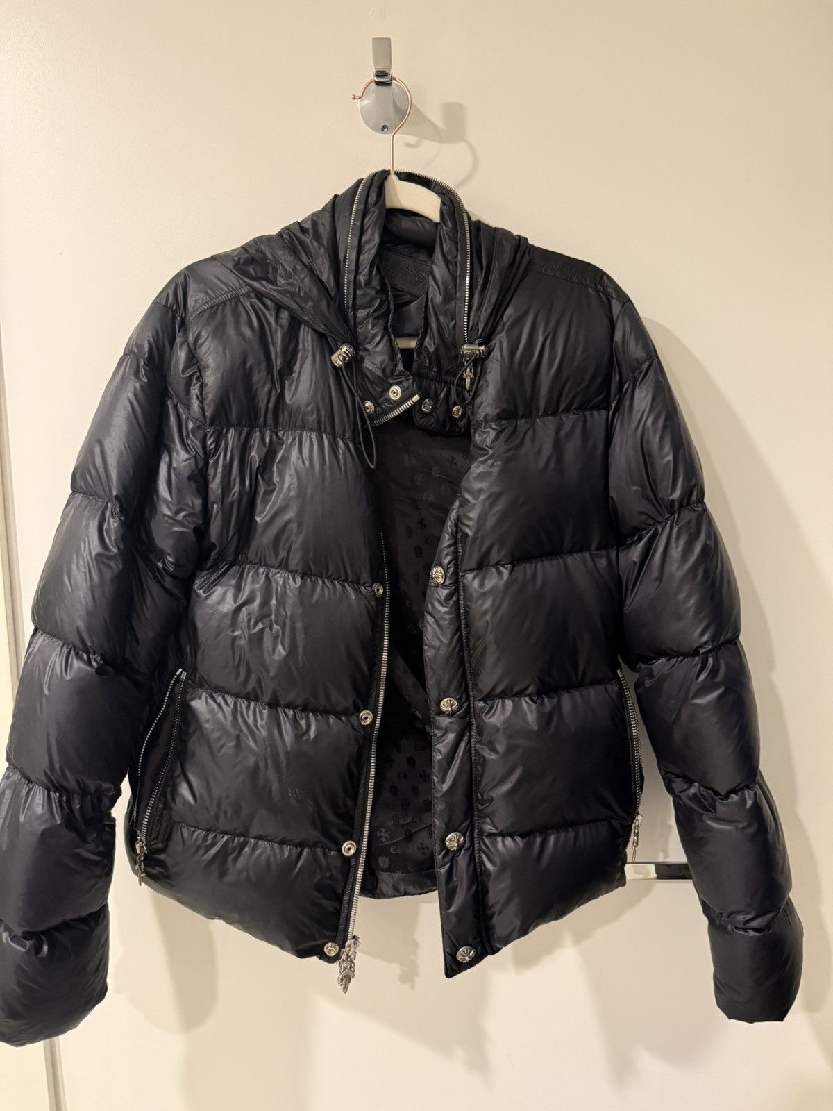 Chrome Hearts Chrome Hearts Jacquard Puffer Jacket Size US M / EU 48-50 / 2 - 1 Thumbnail