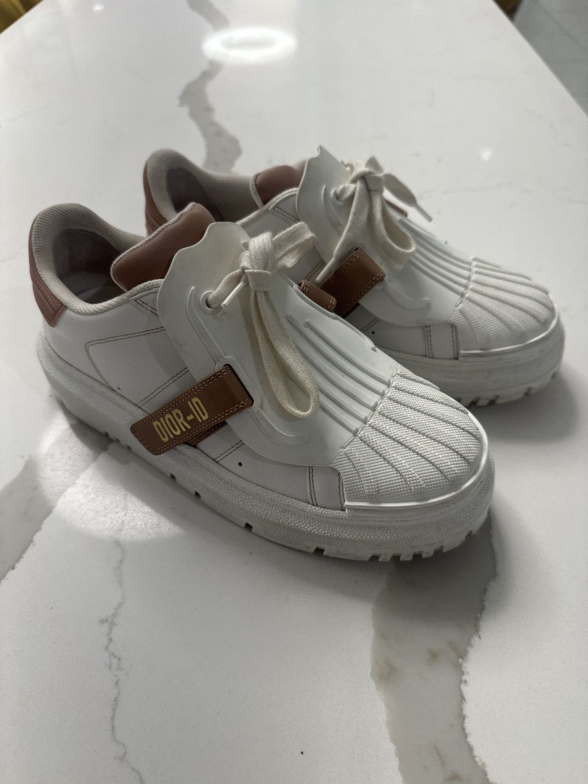 Dior DIOR ID WHITE SNEAKERS Size US 8.5 / IT 38.5 - 1 Thumbnail