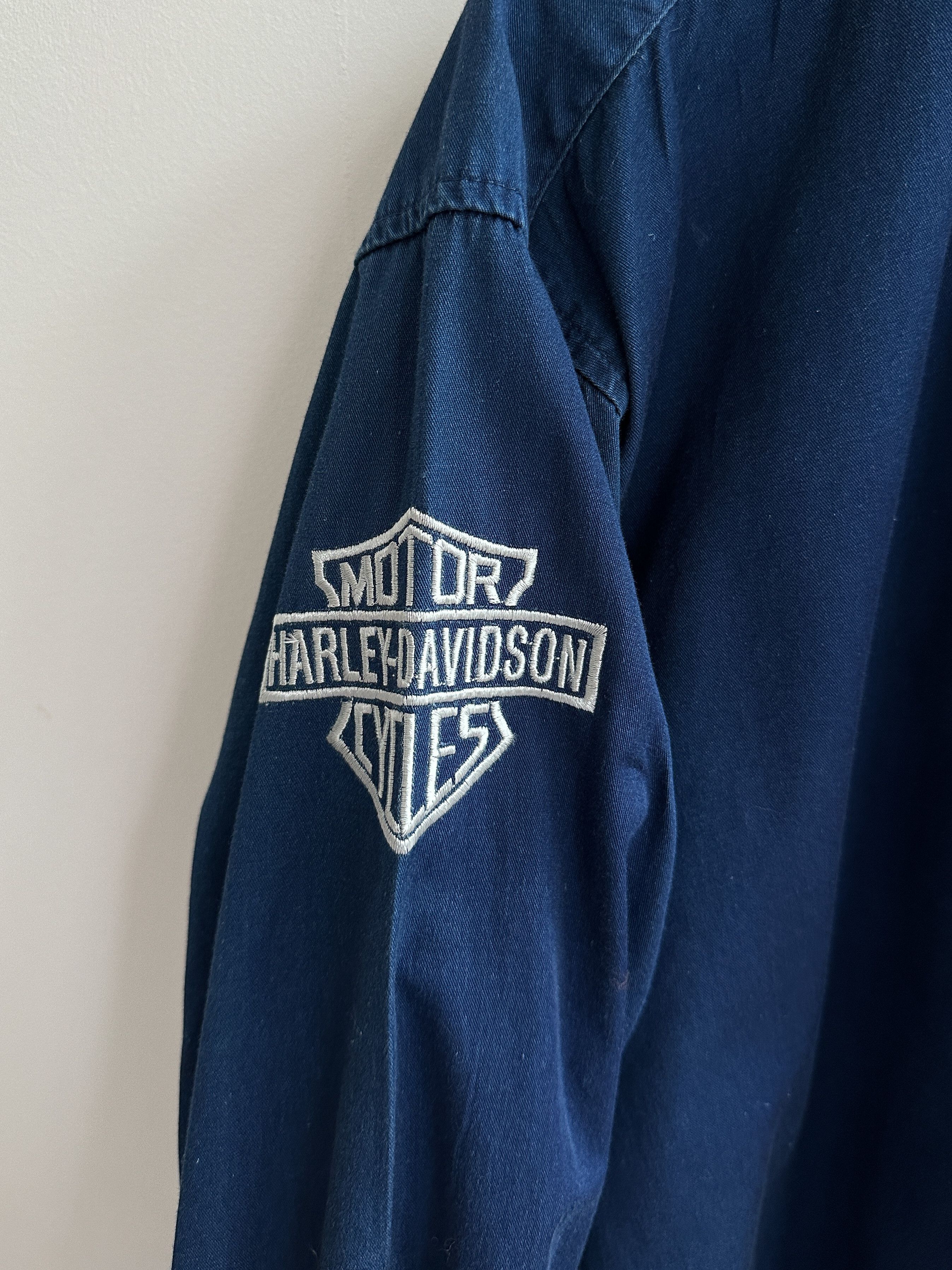 Harley Davidson Vintage Woodbrook Harley Davidson Club Shirt Size US XL / EU 56 / 4 - 4 Thumbnail