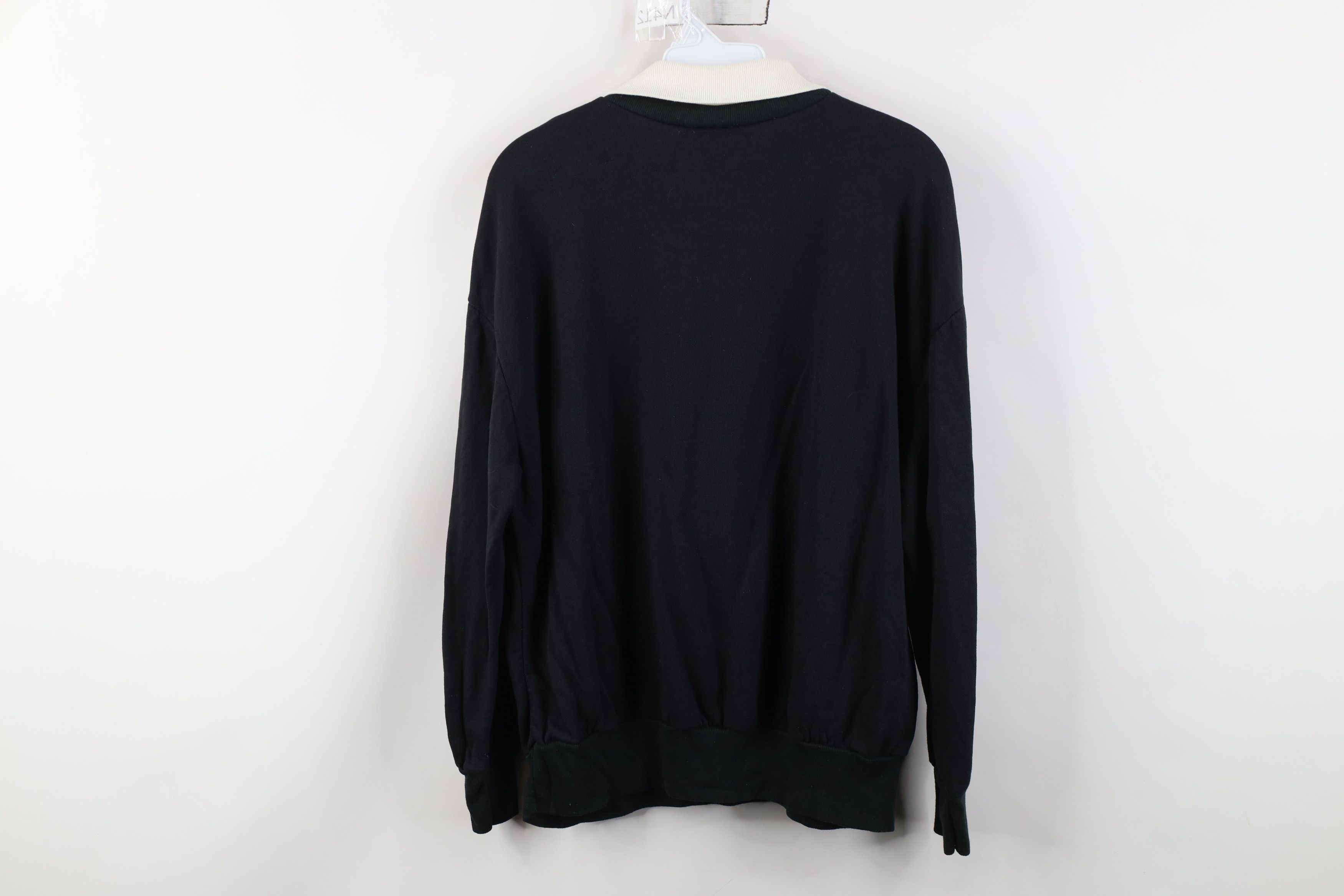 Vintage Vintage 90s Streetwear Bear Heart Collared Sweatshirt USA Size L / US 10 / IT 46 - 12 Thumbnail