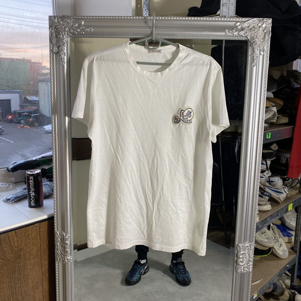 Moncler Moncler T-Shirt Double Logo Size US M / EU 48-50 / 2 - 1 Thumbnail