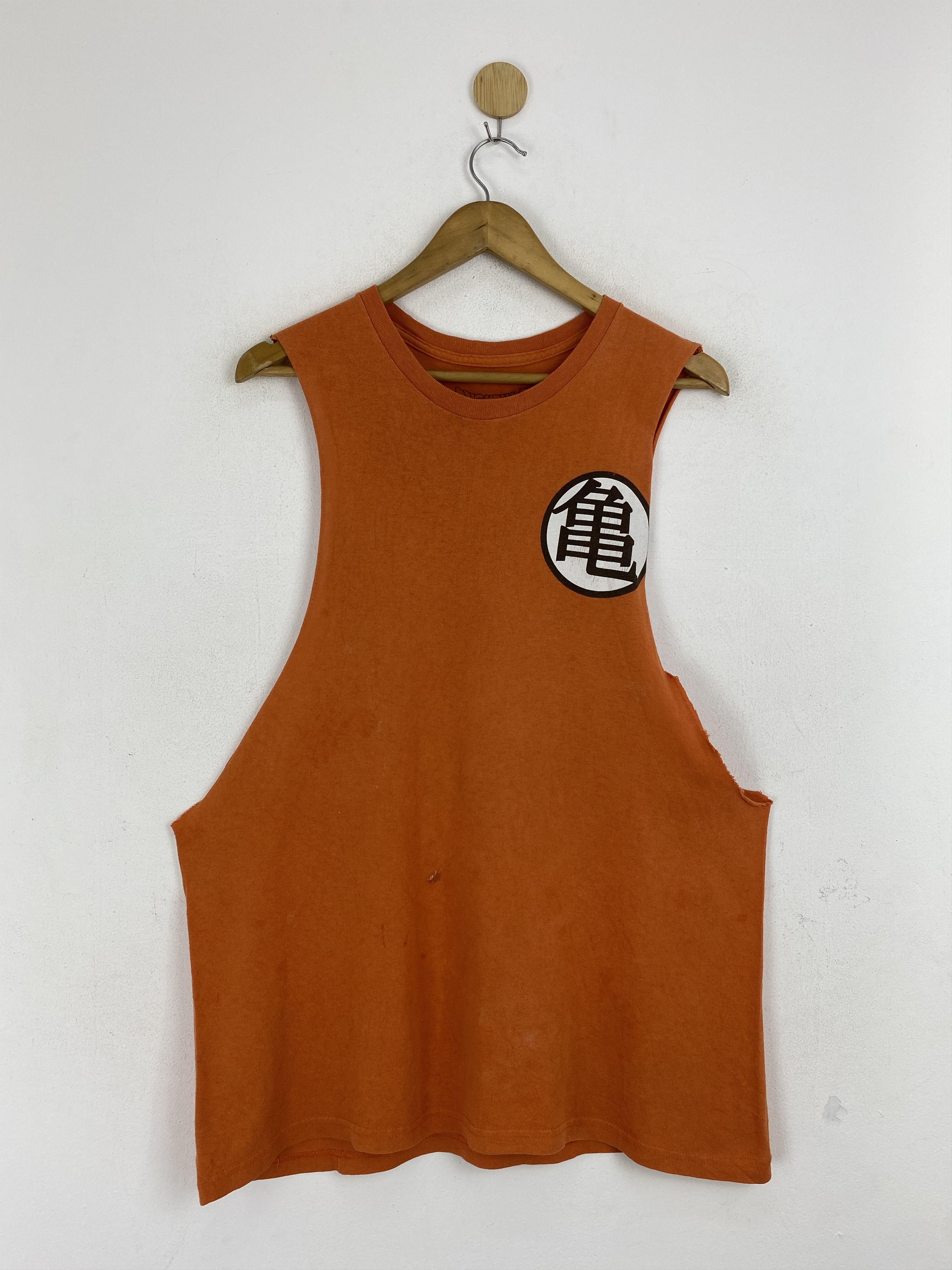 Anime × Japanese Brand × Vintage Vintage Dragon Ball Z Big Logo Sleeveless Tee TA0688 Size US L / EU 52-54 / 3 - 3 Thumbnail