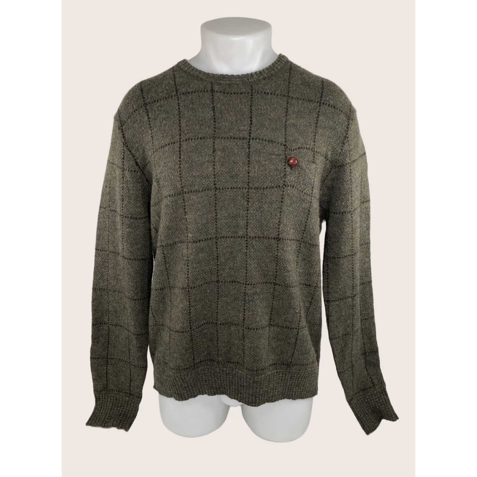 Polo Ralph Lauren POLO / RALPH LAUREN Sweater Men L Green Wool Pocket Elbow Patch Pullover - EXCELLENT Size US L / EU 52-54 / 3 - 1 Thumbnail