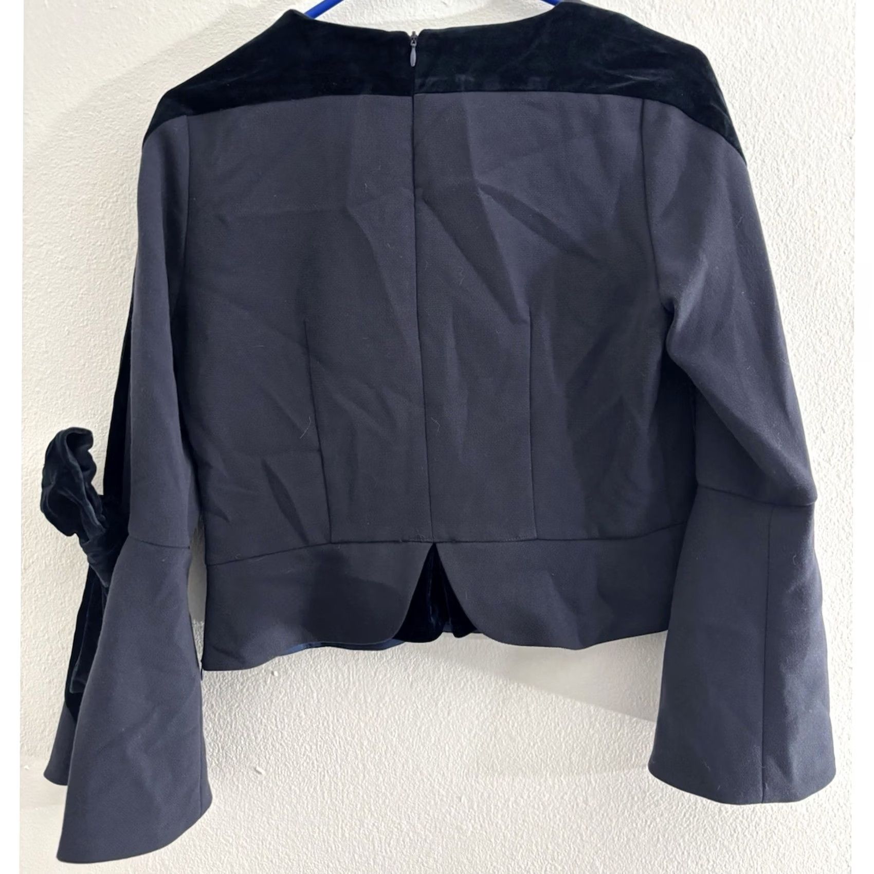 Vintage PAMELA MILANO Top Black Solid Long Sleeve Women Italy Size 42 Size M / US 6-8 / IT 42-44 - 3 Thumbnail