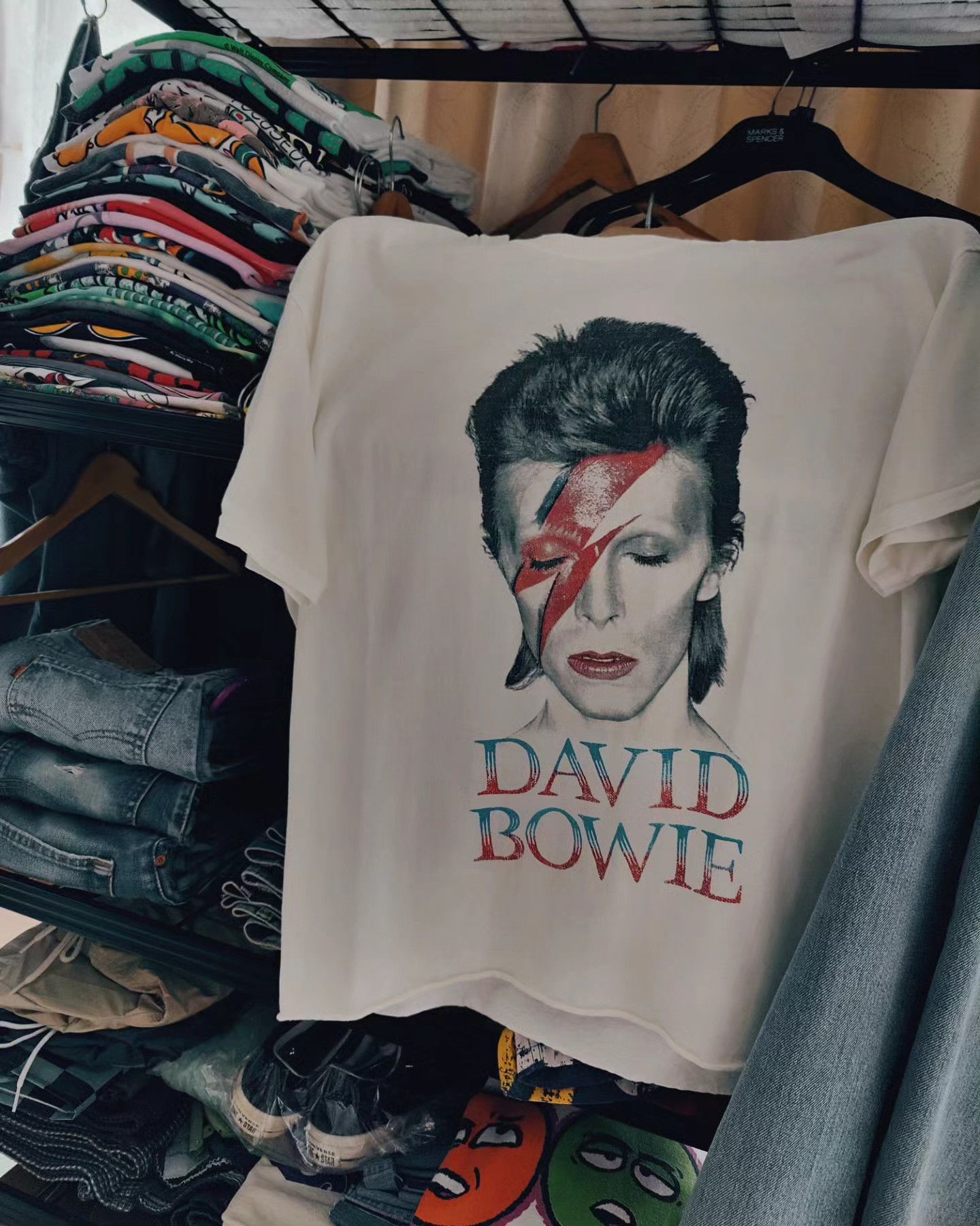 Band Tees David Bowie Size US M / EU 48-50 / 2 - 5 Thumbnail