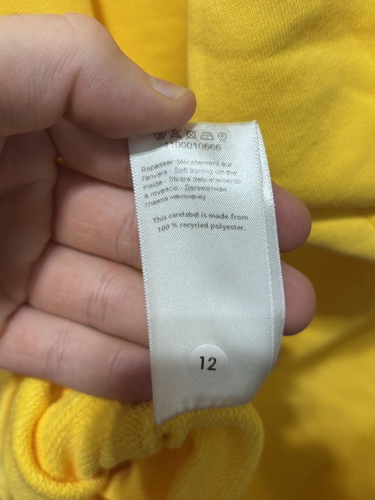Lanvin Lanvin Curb EMB Yellow Hoodie Size US XL / EU 56 / 4 - 6 Thumbnail
