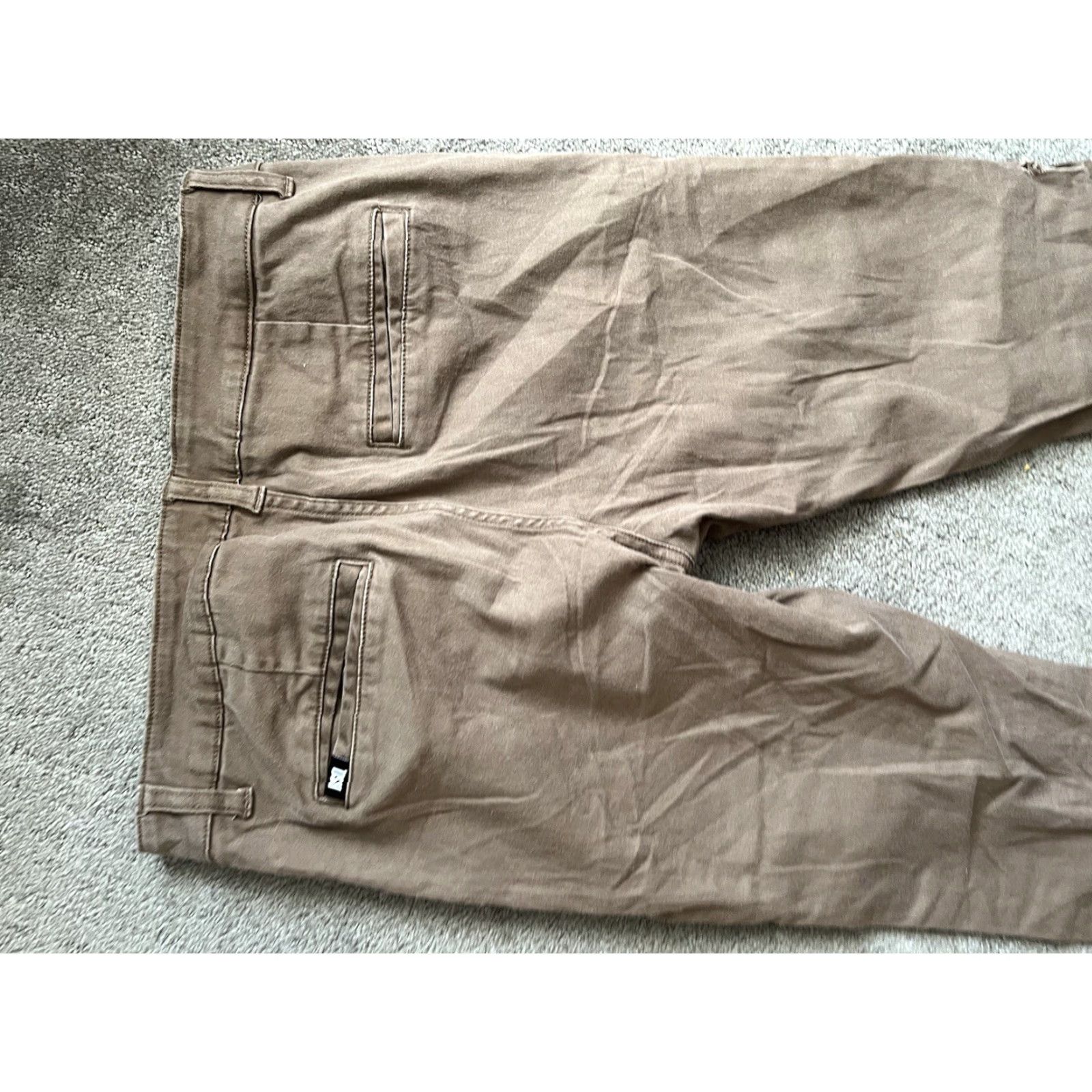 Rsq RSQ Seattle Skinny Taper Men's Khaki Pants size 31 X 32 Brown Size US 31 - 4 Thumbnail