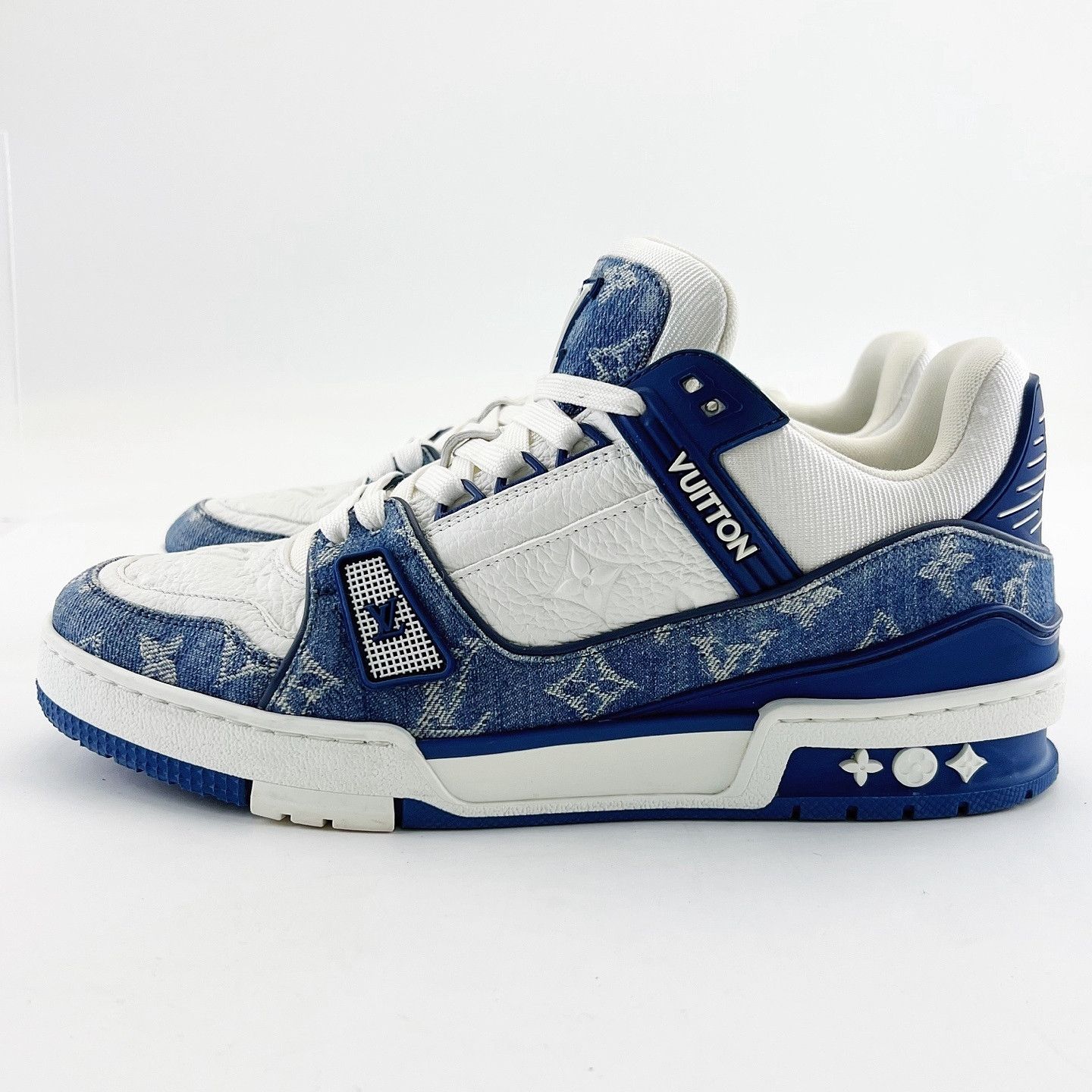 Louis Vuitton Louis Vuitton Monogram Denim Trainer Sneakers US 7 Size US 7 / EU 40 - 1 Thumbnail