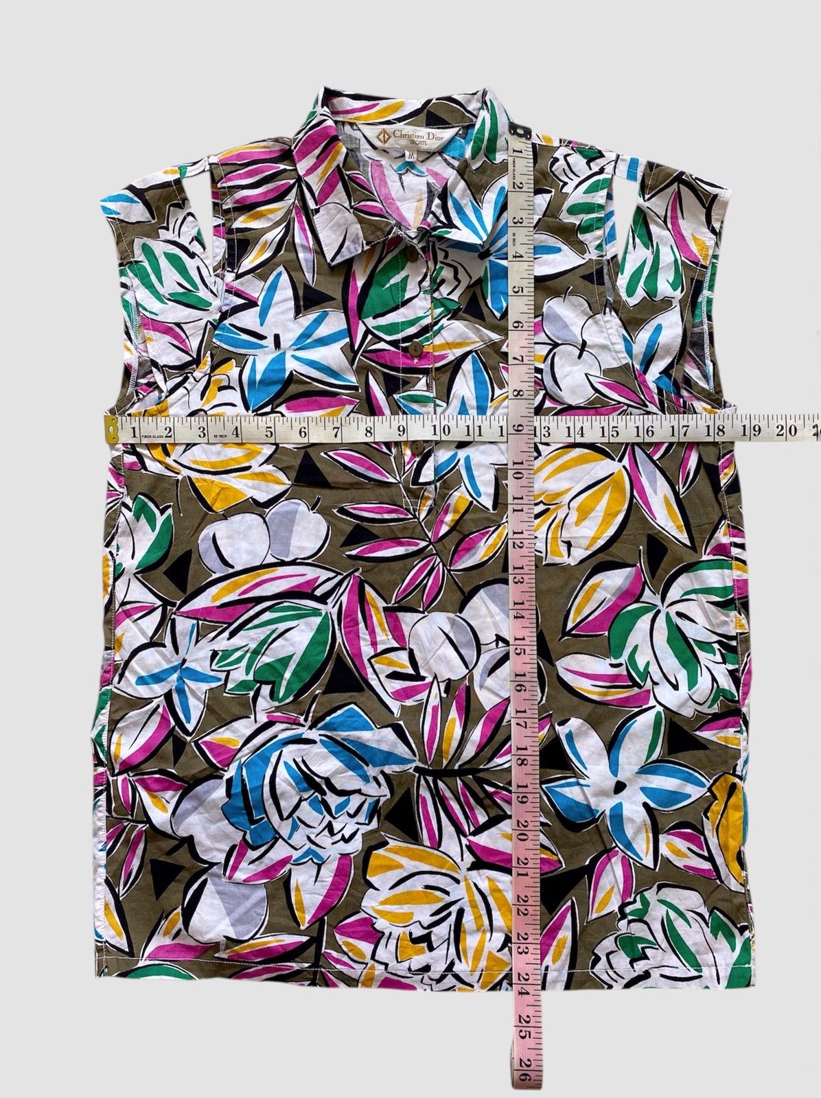 Christian Dior Monsieur Vintage 80s Christian Dior Sports Hand Painted tops Size M / US 6-8 / IT 42-44 - 6 Thumbnail