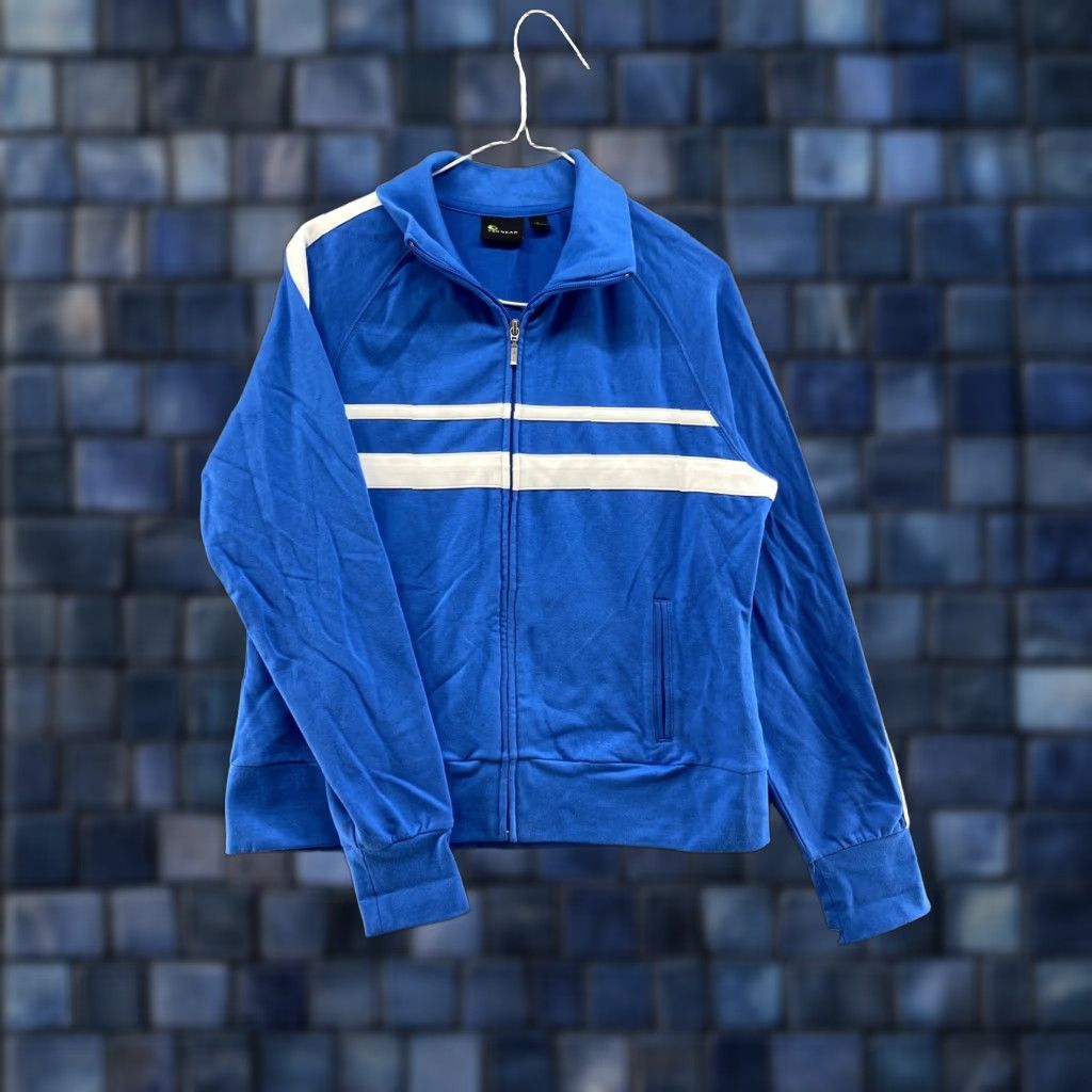 Tek Gear Tek Gear Full Zip Active Blue Jacket Women’s Large NEW Size L / US 10 / IT 46 - 1 Thumbnail