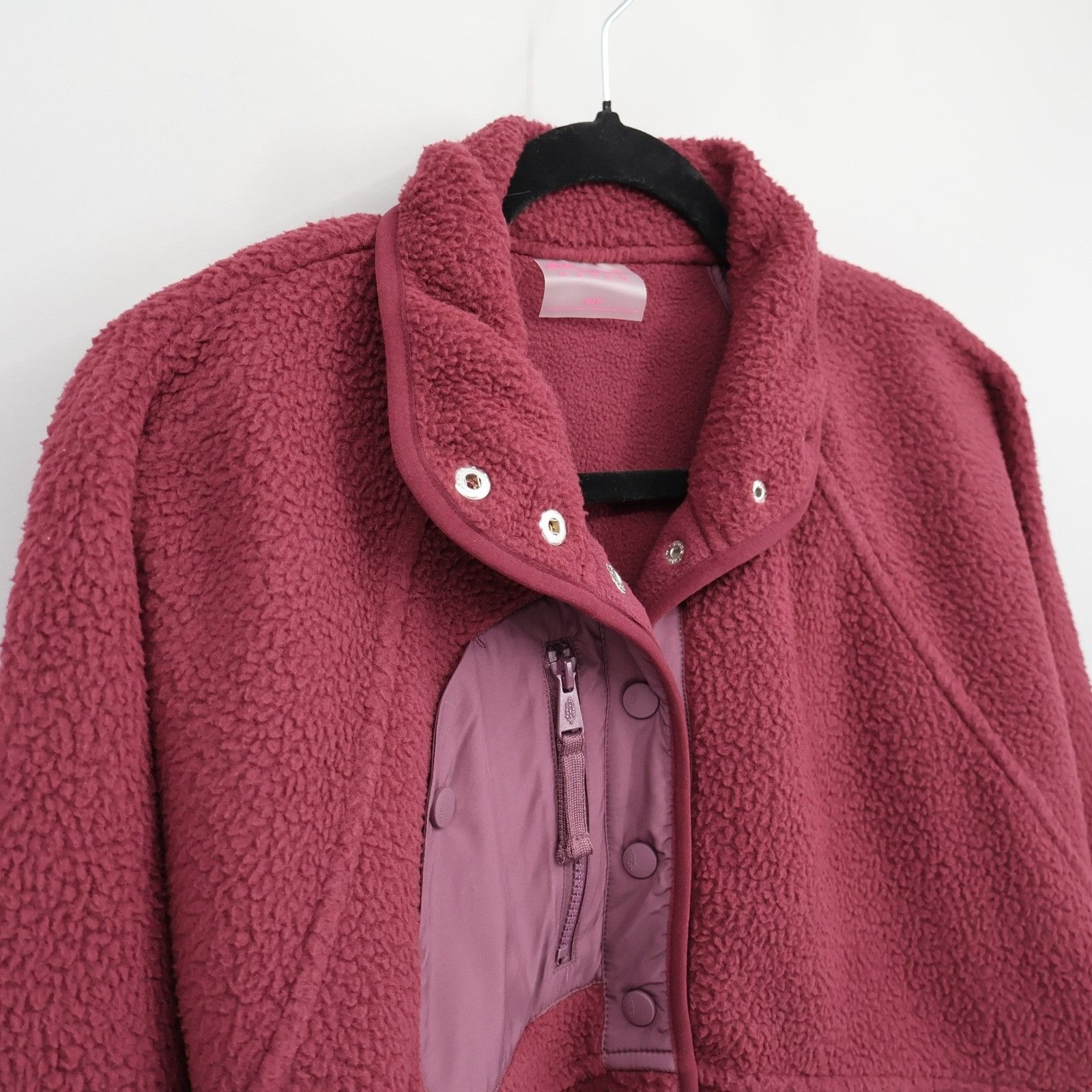 Free People FP x Hatch Fleece Pullover Jacket Snap Button Zip Pockets Wo Size S / US 4 / IT 40 - 3 Thumbnail