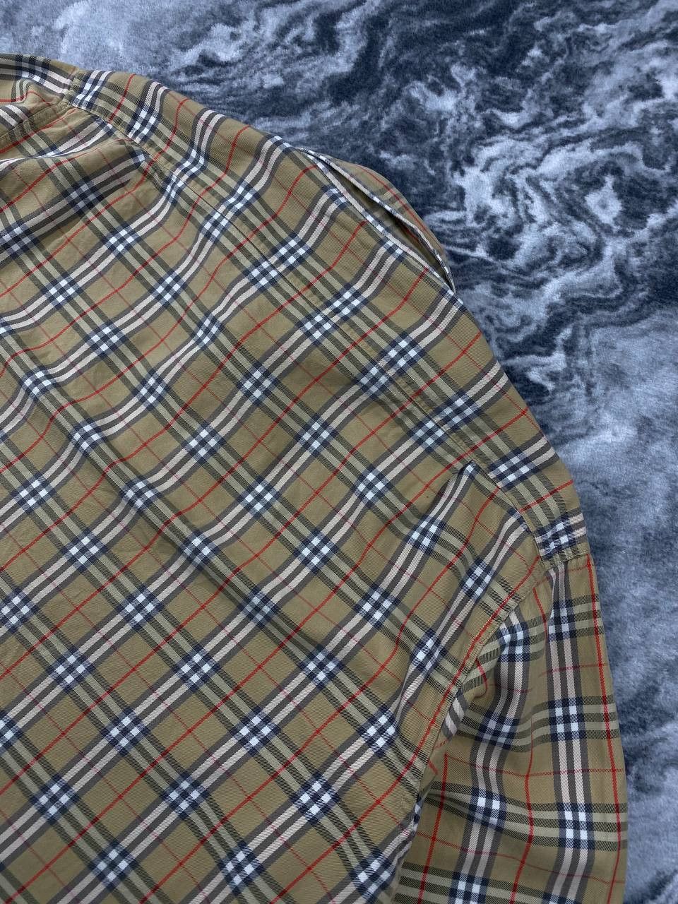 Burberry Burberrys Vintage Nova Check Shirt Buttons Long Sleeve Men Size US L / EU 52-54 / 3 - 15 Thumbnail