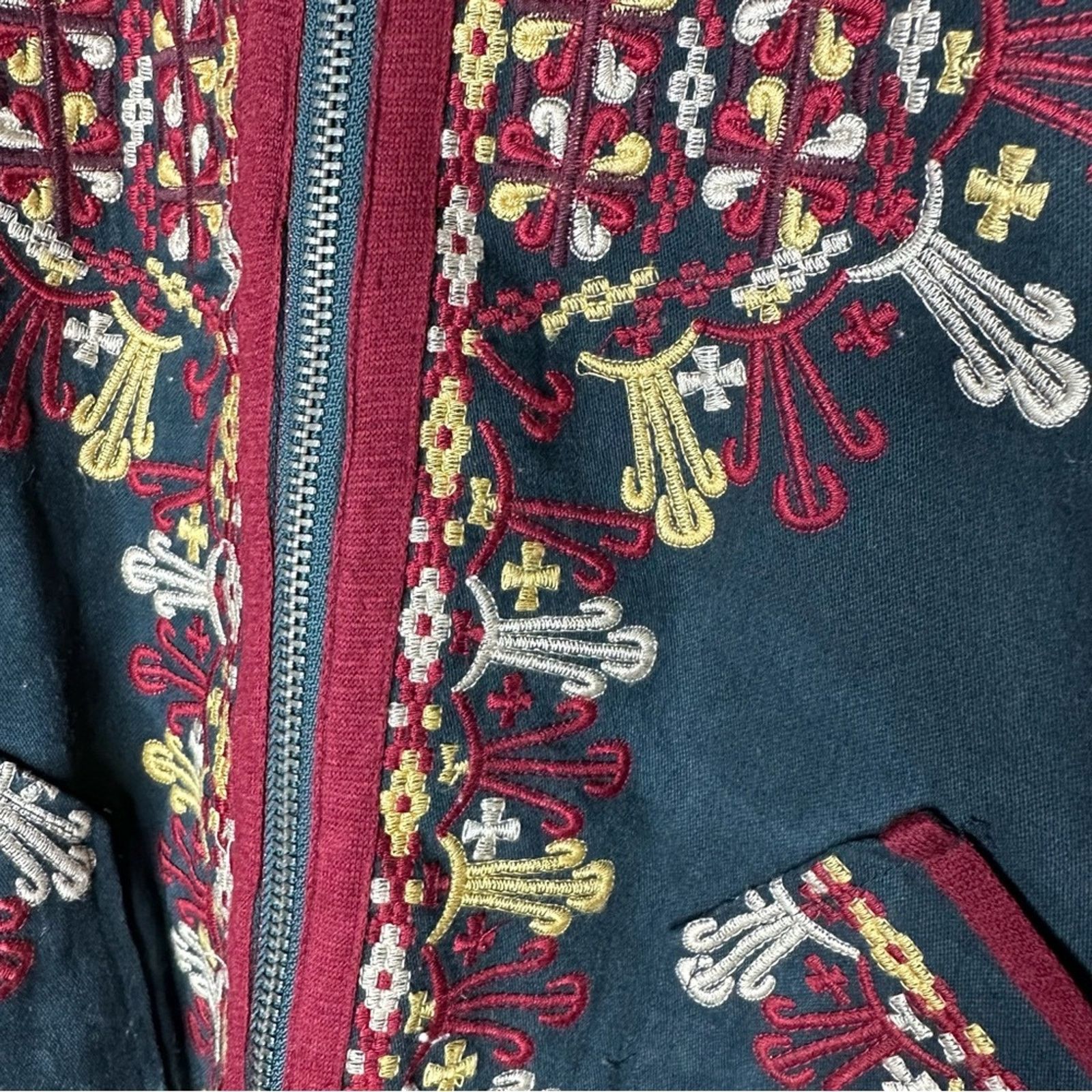 Free People FREE PEOPLE Two Faced Embroidered Jacket in Small Size S / US 4 / IT 40 - 8 Thumbnail