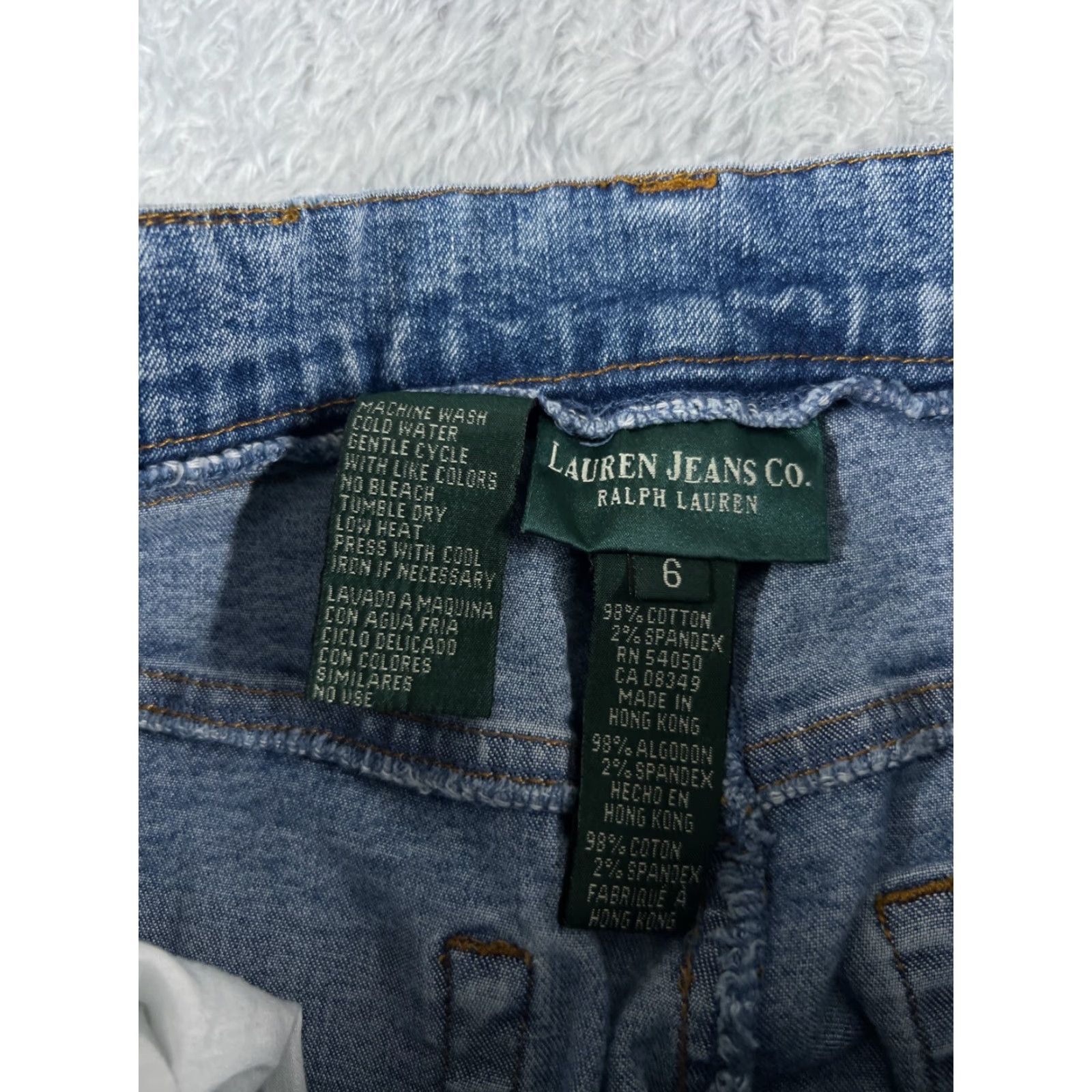 Ralph Lauren Ralph Lauren Jeans Women 6 Blue Denim Cotton High Rise Mom 26x28 Size 28" / US 6 / IT 42 - 6 Thumbnail
