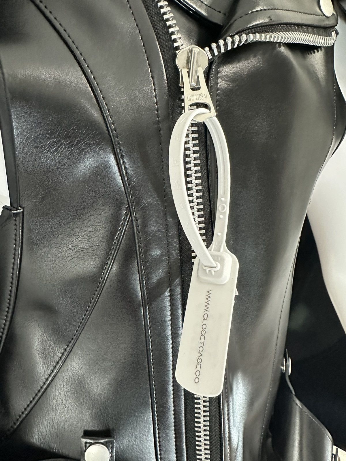 Junya Watanabe JUNYA WATANABE x CDG ASYMMETRICAL BIKER JACKET “BATMAN” 🦇 Size US S / EU 44-46 / 1 - 14 Thumbnail