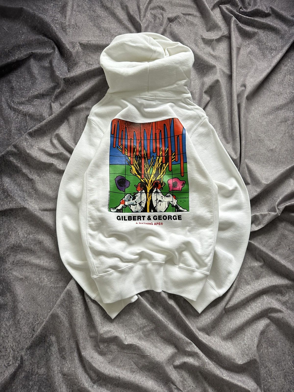 Bape Bape Gilbert George Blooded Hoodie Size US M / EU 48-50 / 2 - 1 Thumbnail
