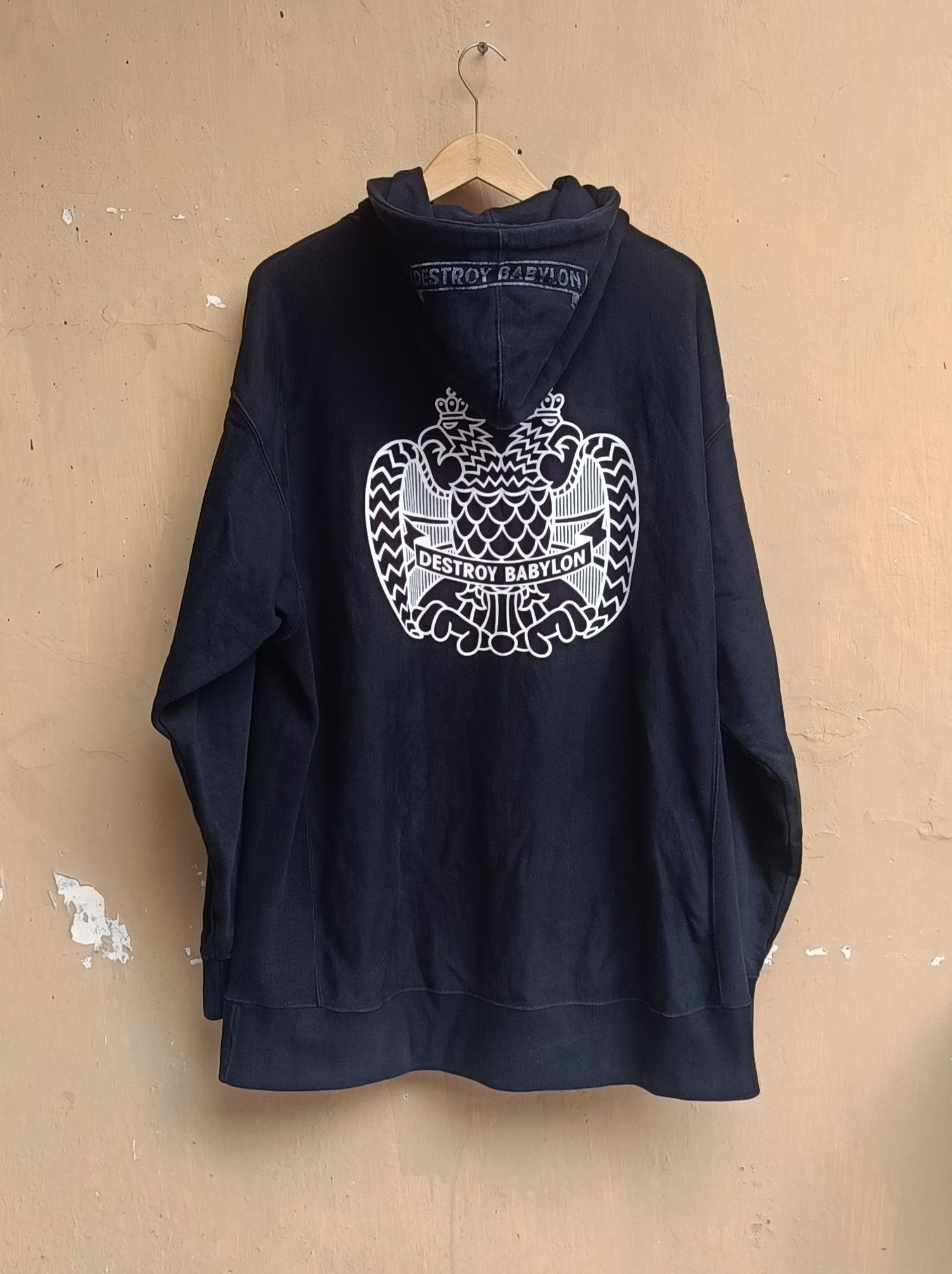 Vintage Hoodie destroy babylon vintage Size US XXL / EU 58 / 5 - 4 Thumbnail
