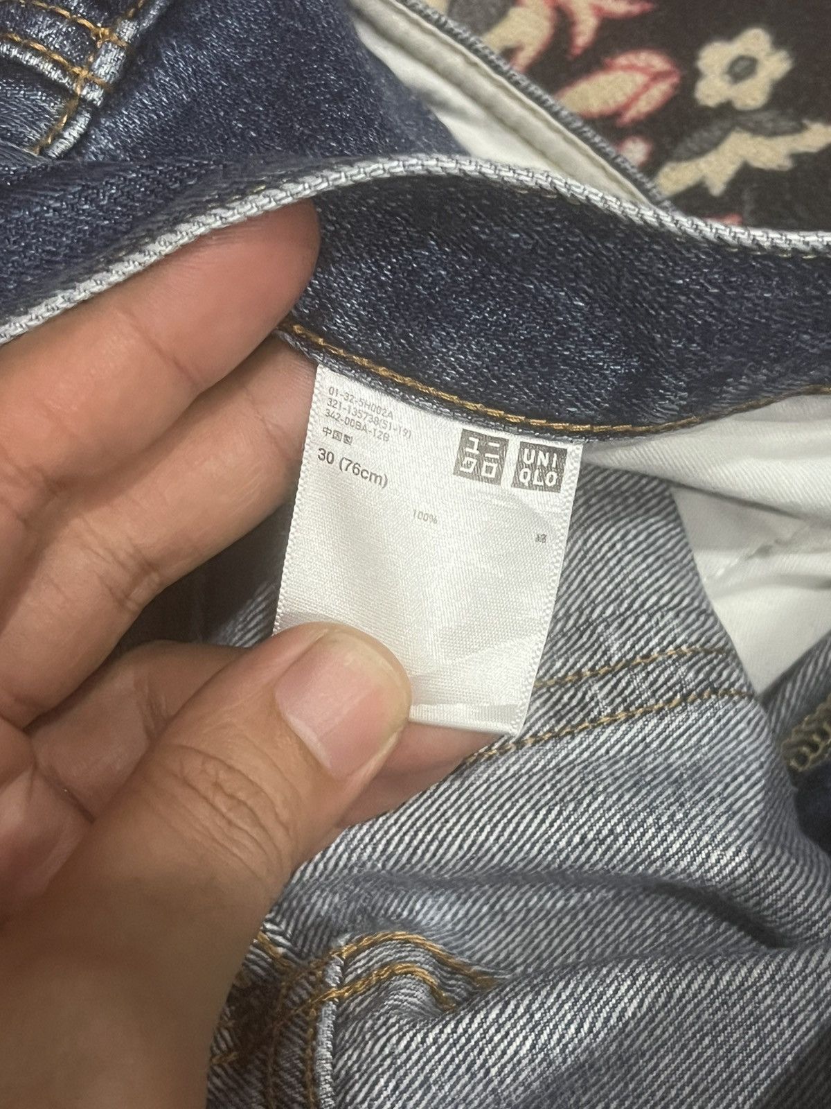 Undercover × Uniqlo Vintage Uniqlo Ocean Blue Washed Regular Selvedge Jeans Size US 30 / EU 46 - 16 Thumbnail