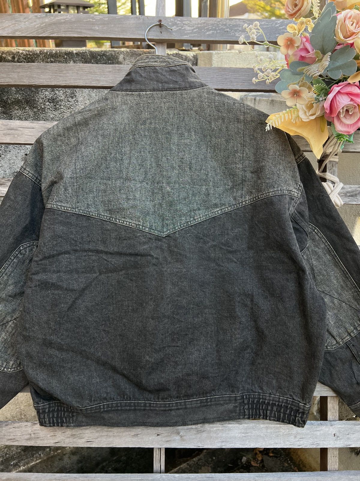 Casablanca Casablanca Rally Halb Wallis Denim Stoned Washed Jacket Size US M / EU 48-50 / 2 - 9 Thumbnail