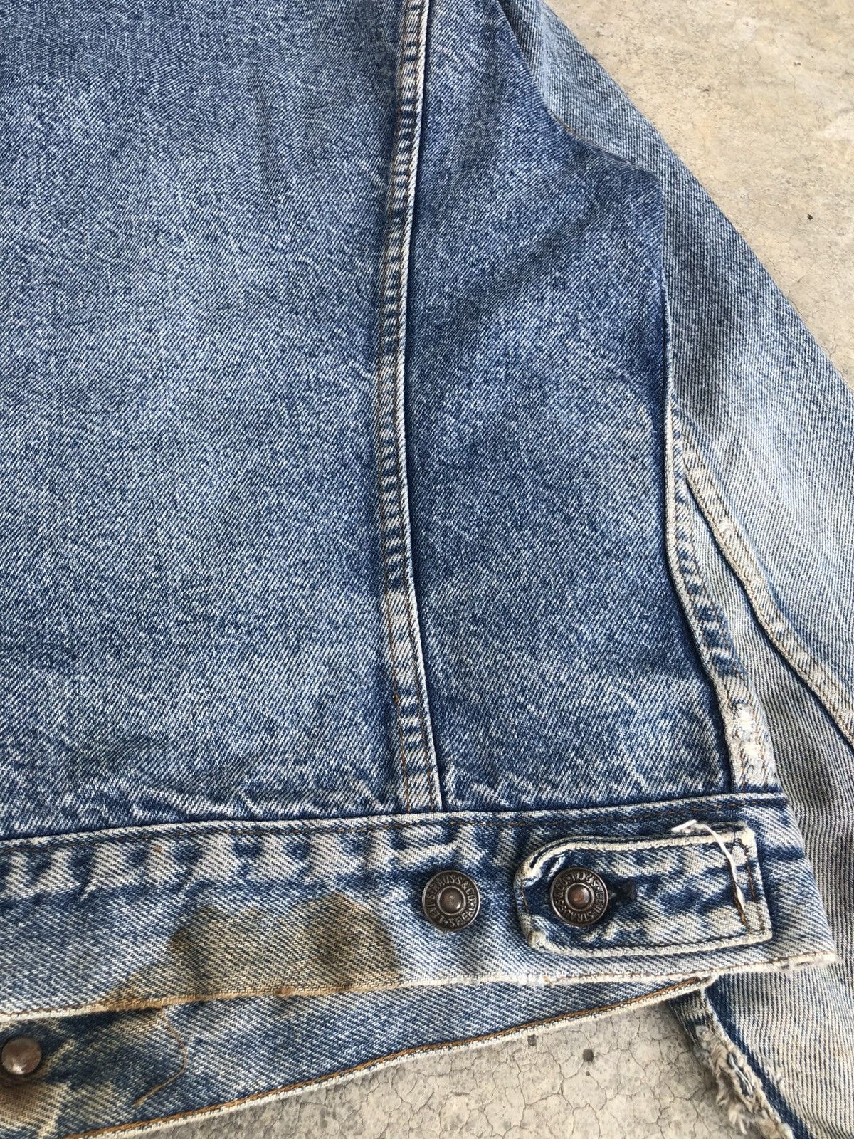 Levi's Vintage 80s Levi’s Blanket Lined Denim Jacket Distressed Size US M / EU 48-50 / 2 - 20 Thumbnail