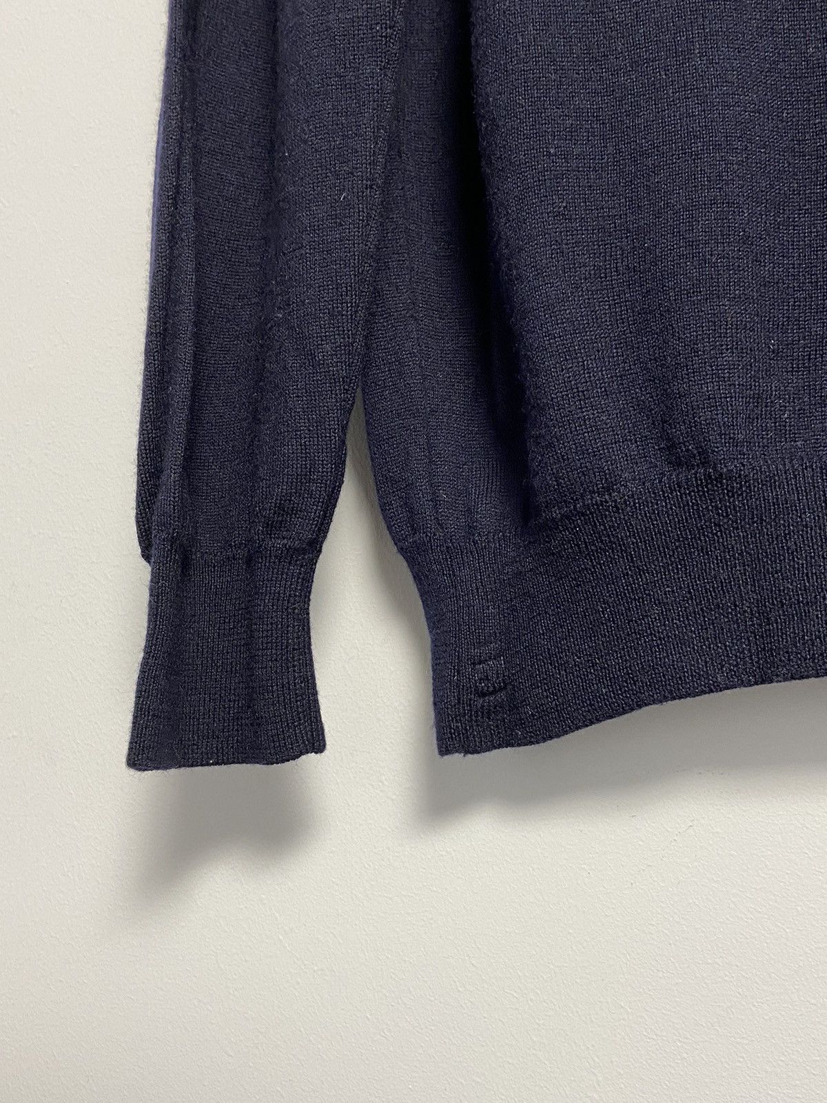 Pal Zileri Pal Zileri Turtleneck Sweater Men Blue Wool Size US M / EU 48-50 / 2 - 10 Thumbnail