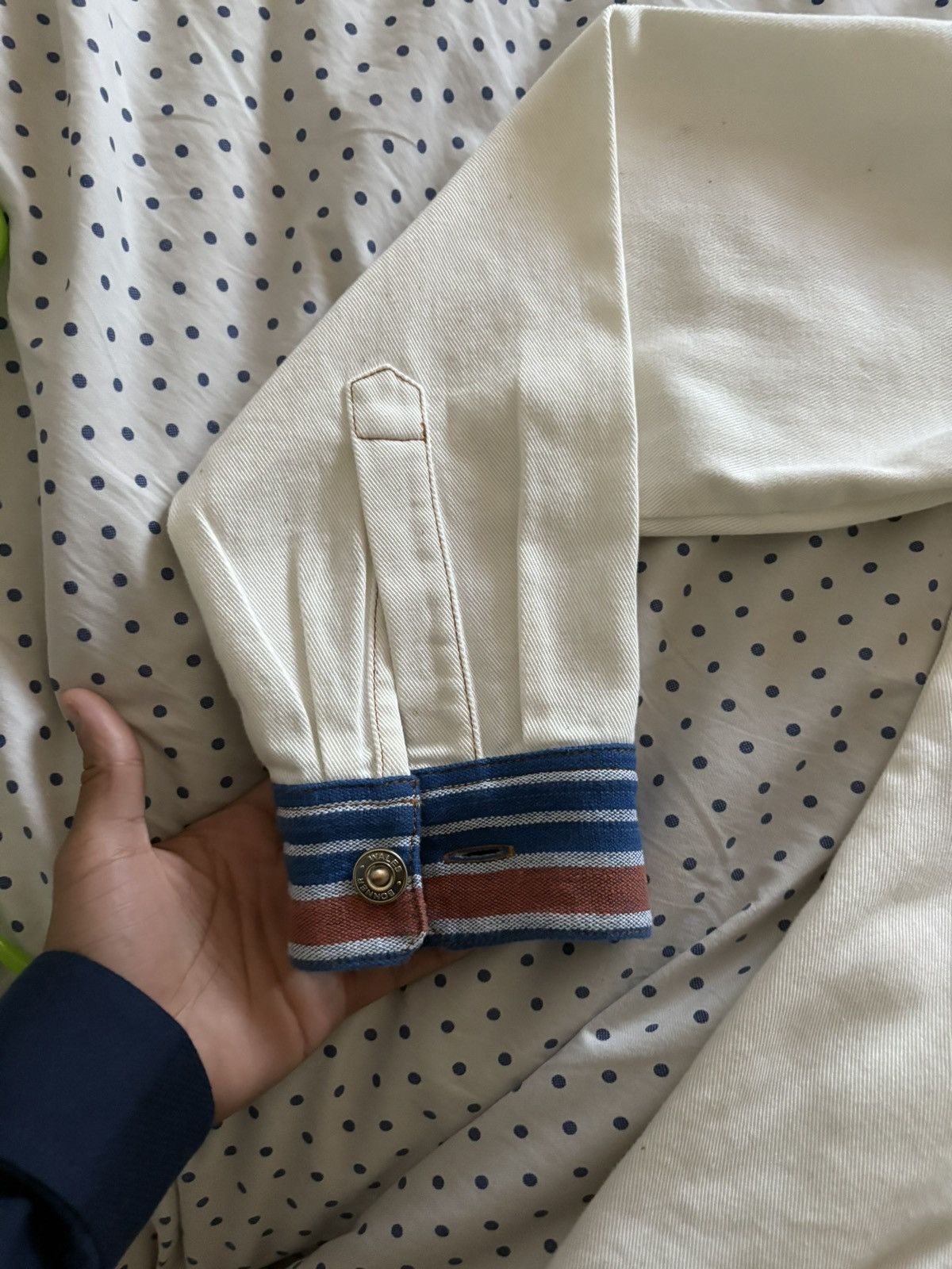 Wales Bonner Wales Bonner striped paneled shirt Size US M / EU 48-50 / 2 - 4 Thumbnail