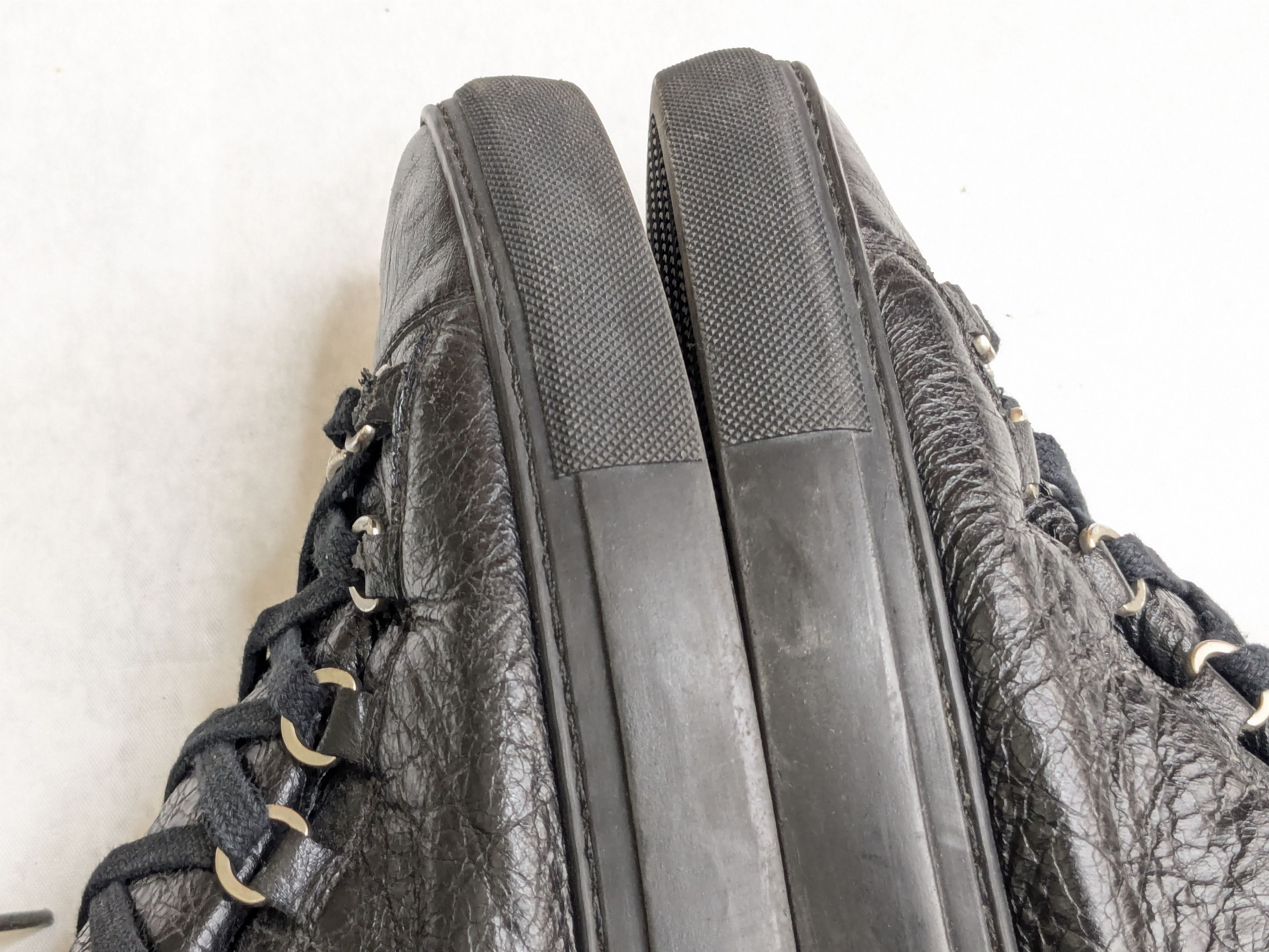 Balenciaga Balenciaga Arena Black Leather High Tops Lace Up 10 Size US 10 / EU 43 - 6 Thumbnail