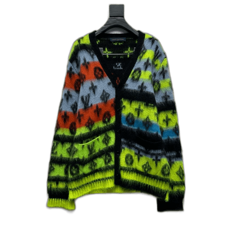 Louis Vuitton Louis Vuitton FW22 Mohair Knit Cardigan - dmc Size M / US 6-8 / IT 42-44 - 1 Thumbnail