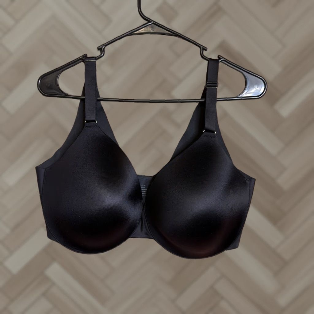 Vintage Soma Vanishing Back Full Coverage Bra Black 40 G Womens Size ONE SIZE - 1 Thumbnail
