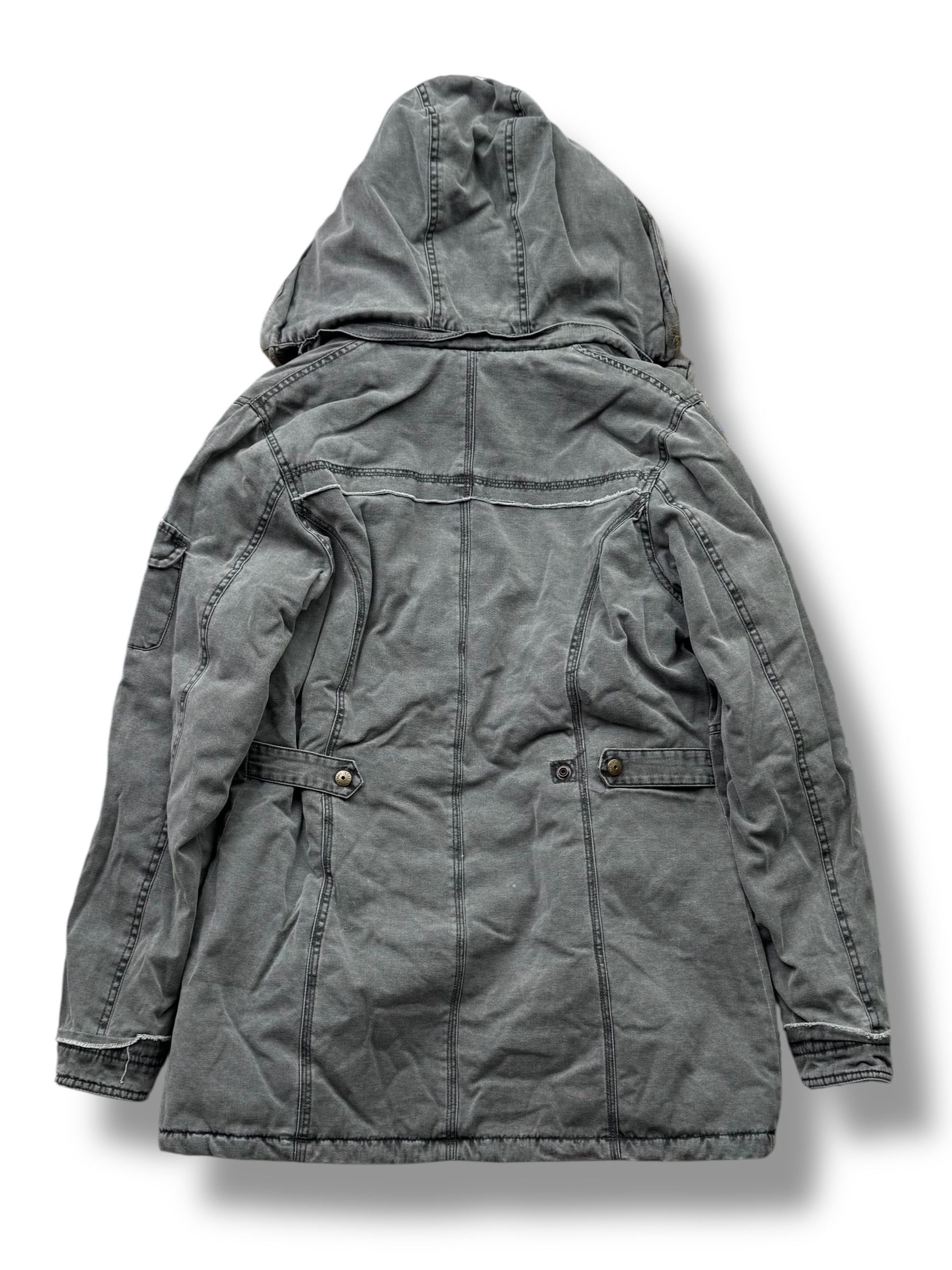 Vintage Y2K Hooded Jacket (V50) Size L / US 10 / IT 46 - 5 Thumbnail