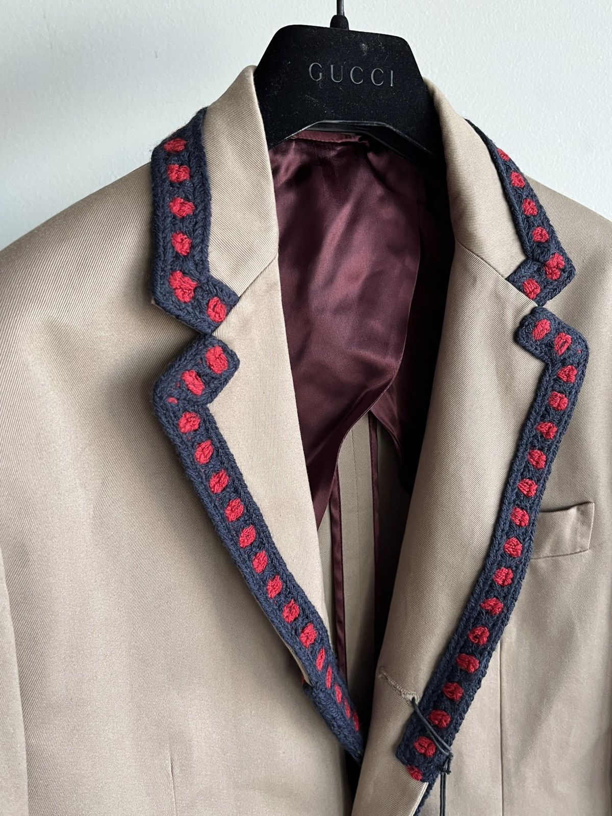 Gucci $3k Value Gucci SuperRunway 2015-16 Runway Celebrity Blazer Size 46S - 4 Thumbnail