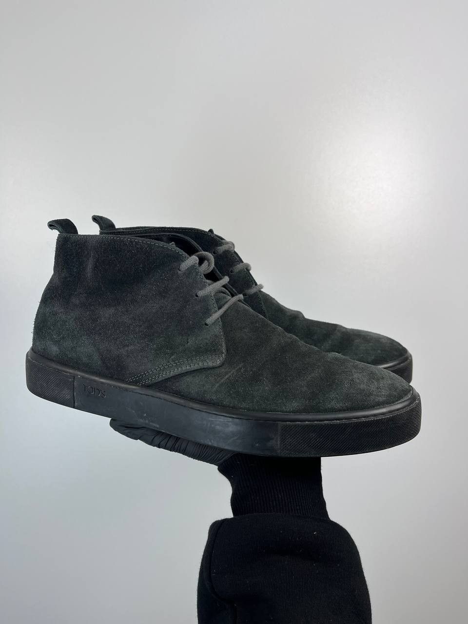 Tod's Tod’s Suede Chukka Boots Dark Grey Mens Size Eu 43 Size US 9.5 / EU 42-43 - 1 Thumbnail