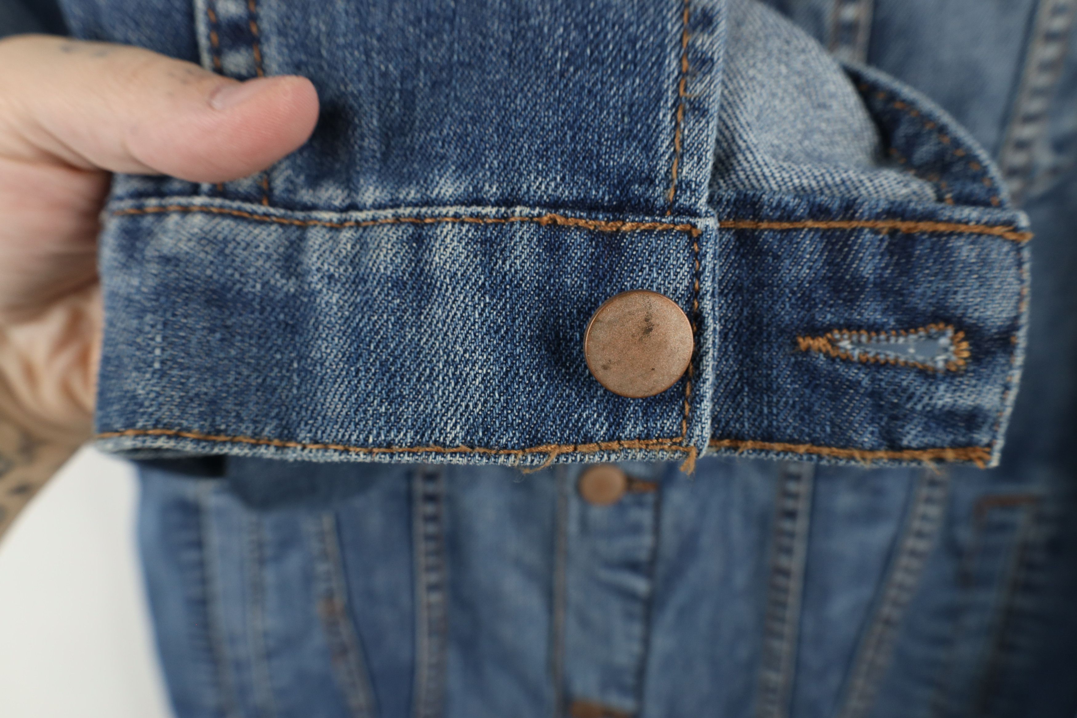 Elwood × Vintage Vintage Elwood Skateboarding Denim Jean Trucker Jacket Blue Size US M / EU 48-50 / 2 - 8 Thumbnail
