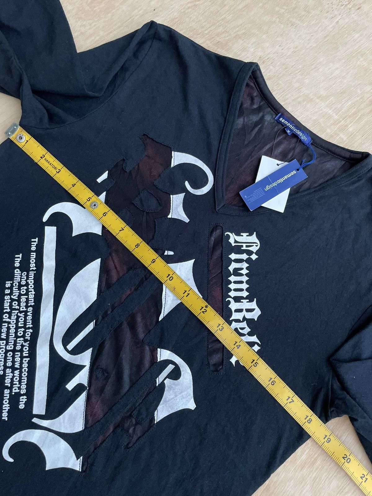 If Six Was Nine × Japanese Brand × semanticdesign Semanticdesign Longsleeve Ifisixwasnine Size US M / EU 48-50 / 2 - 7 Thumbnail