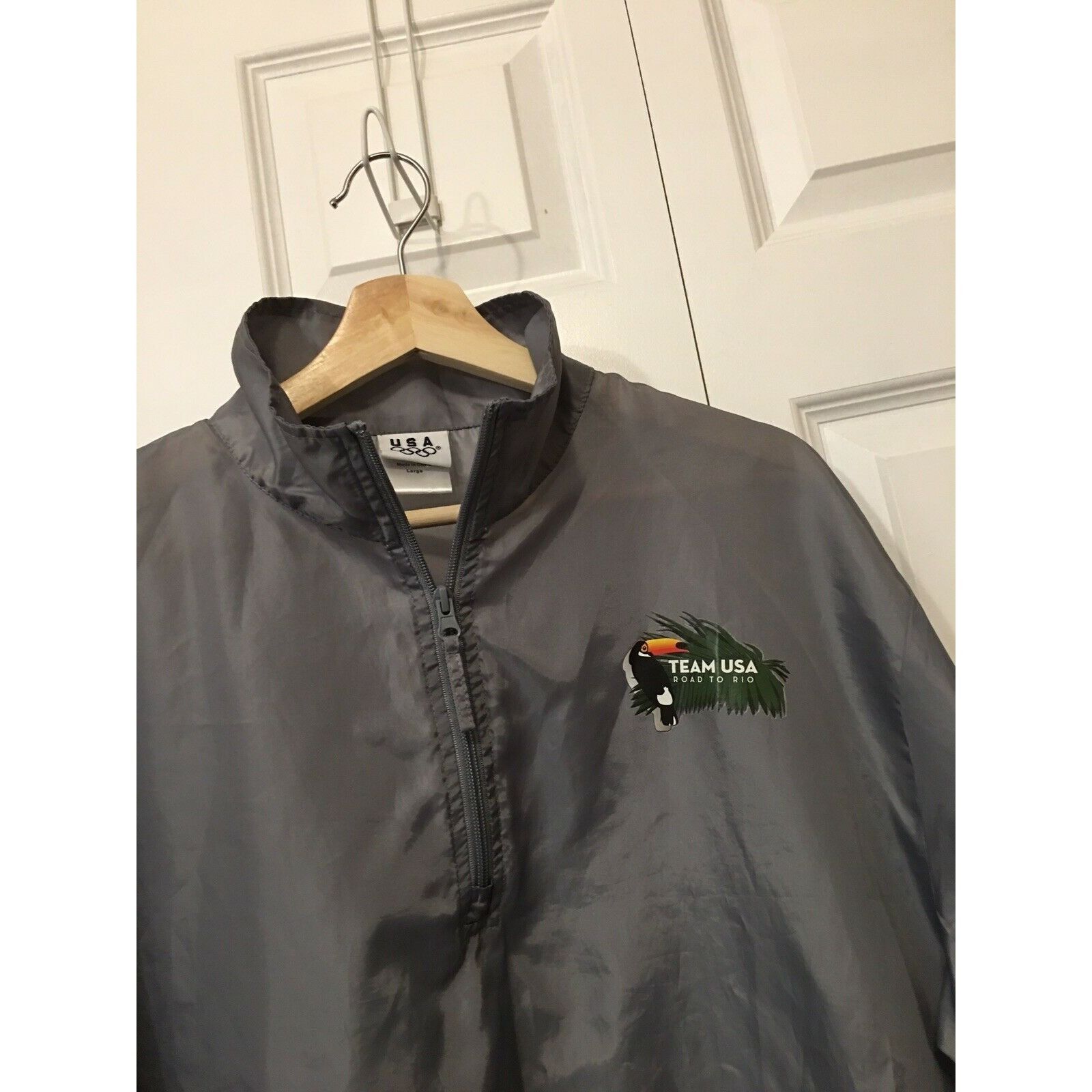 Other Olympic Team USA Windbreaker Jacket Road To Rio 2016 Gray Ad Size US L / EU 52-54 / 3 - 6 Thumbnail
