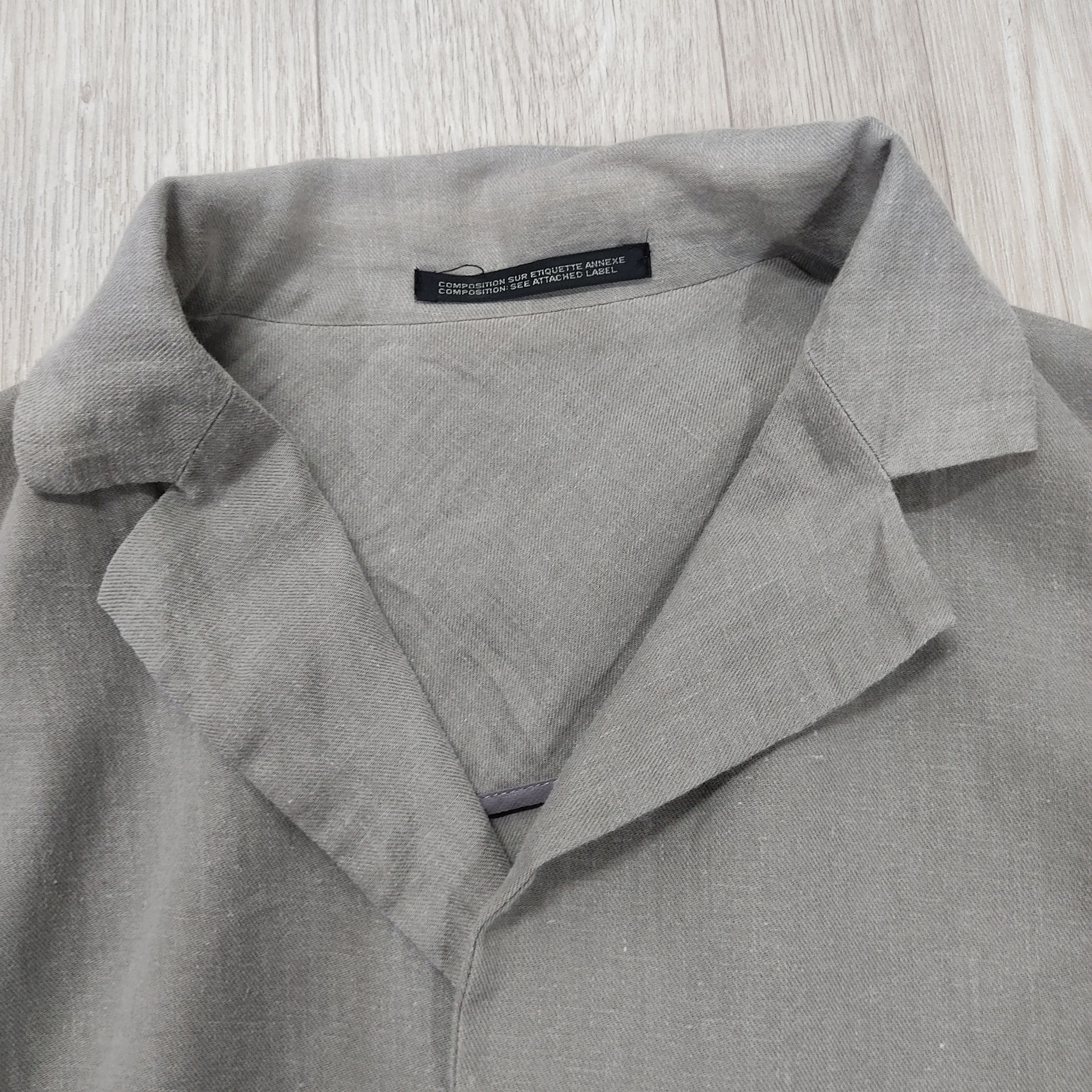 Yohji Yamamoto YOHJI YAMAMOTO + NOIR 3 Buttons Cotton Linen Blazer Size S / US 4 / IT 40 - 9 Thumbnail