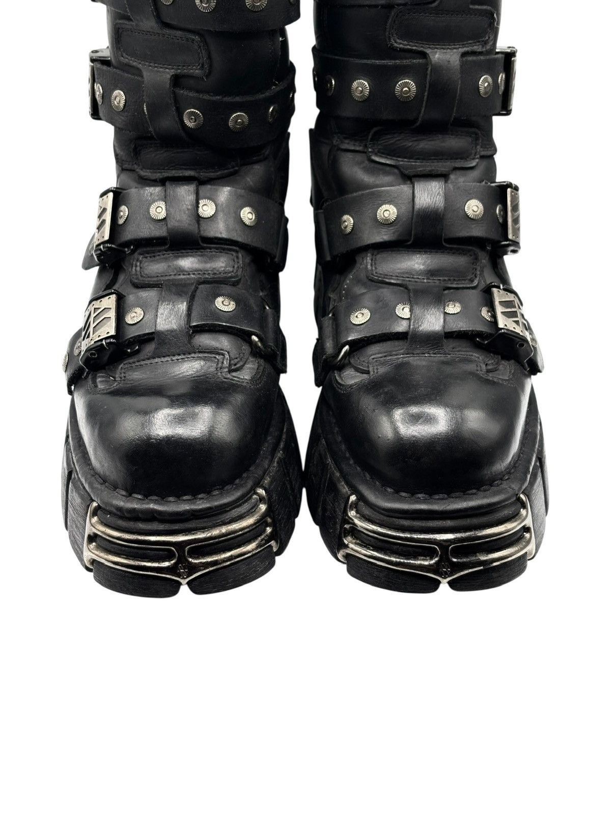New Rock Vintage New Rock knee high studded platform boots Size 43 Size US 10 / EU 43 - 3 Thumbnail