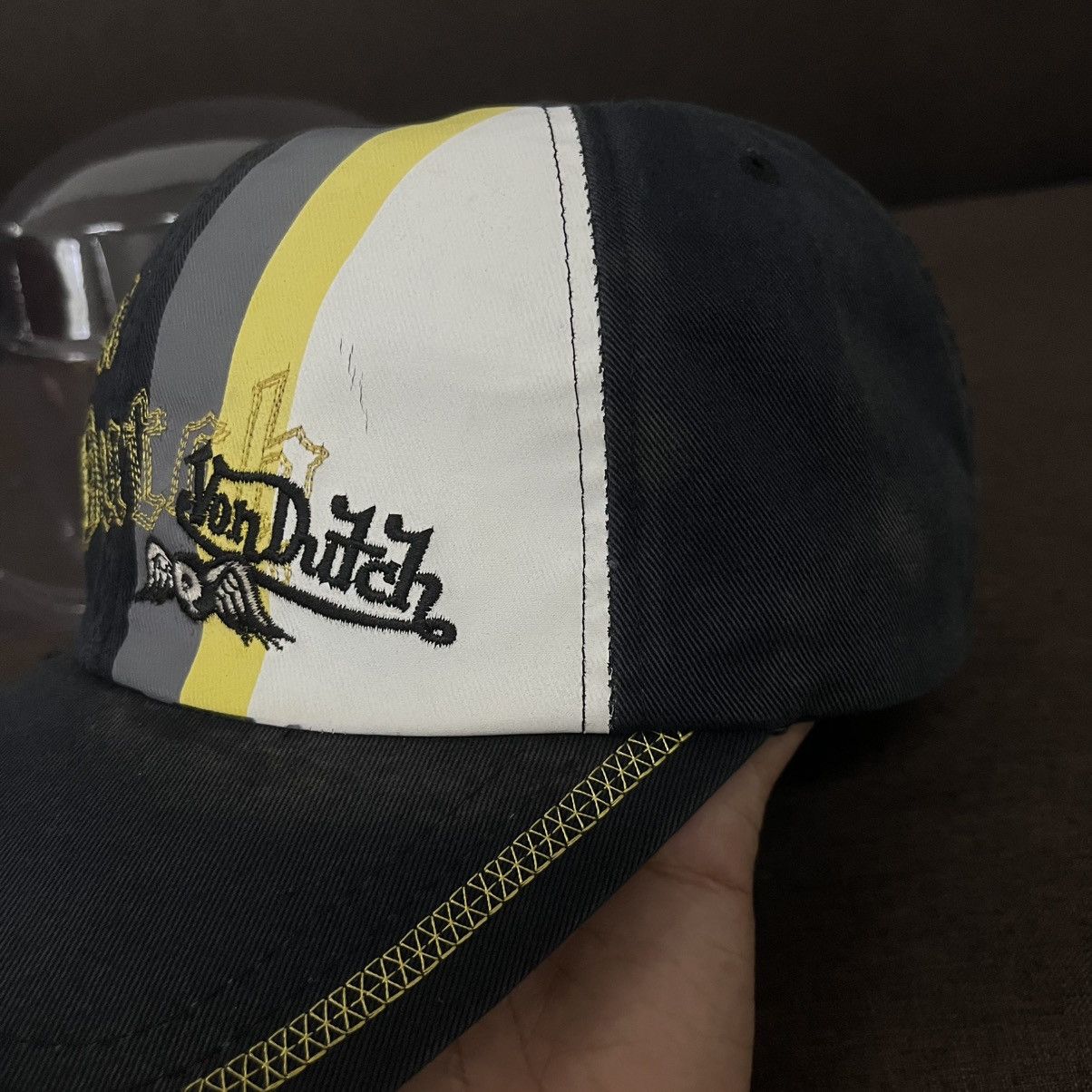 Von Dutch Vintage 90s Von Dutch Eyeball Custamade Hat/Vondutch Cap sq Size ONE SIZE - 10 Thumbnail