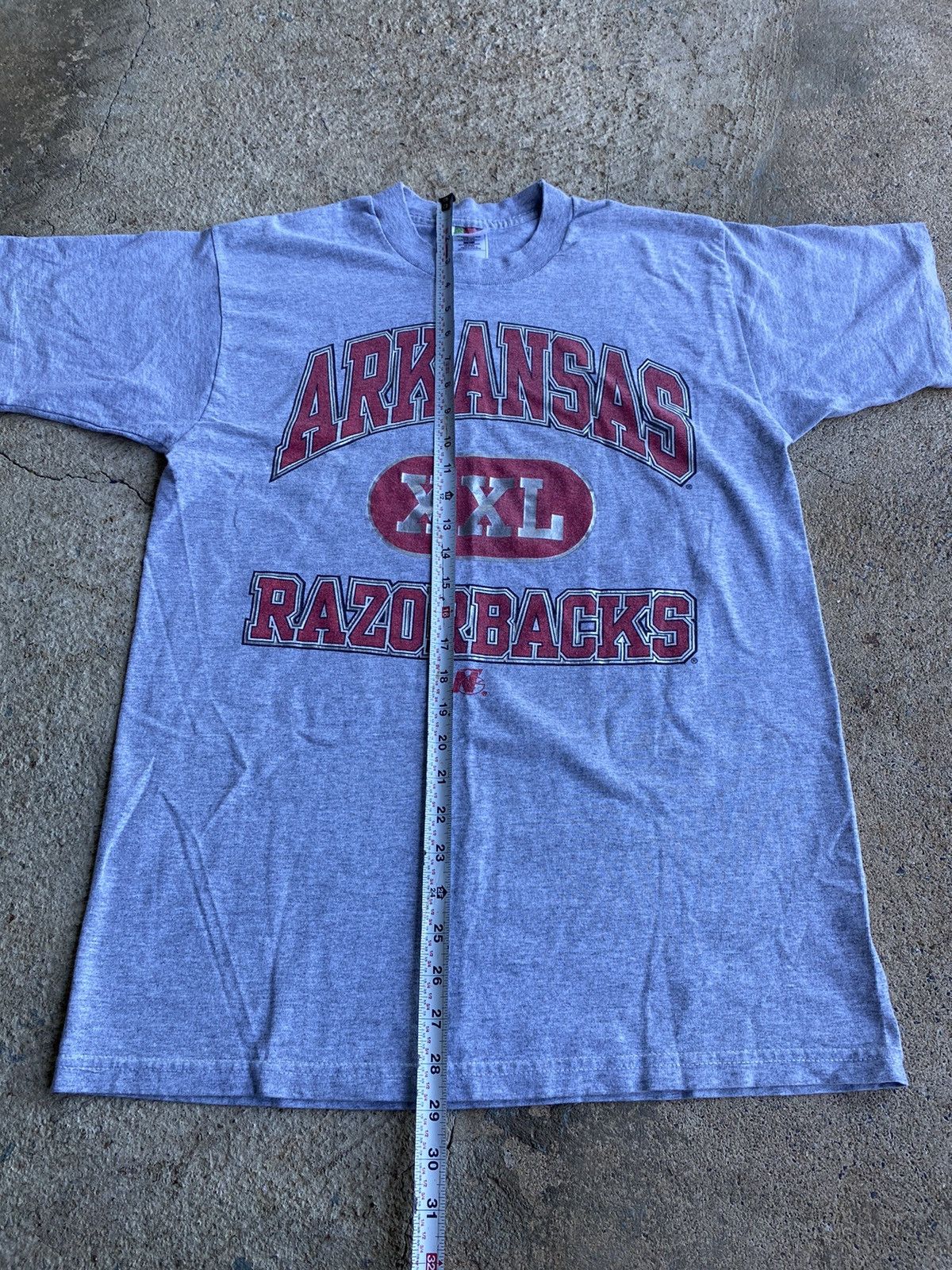 Japanese Brand × Vintage Vintage 90’s Arkansas Razorback Single Stitch Shirt Size US L / EU 52-54 / 3 - 8 Thumbnail